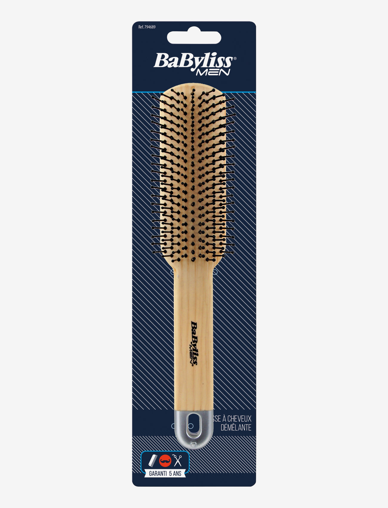 Babyliss Paris - Hair brush men - hårbørster & kamme - clear - 0