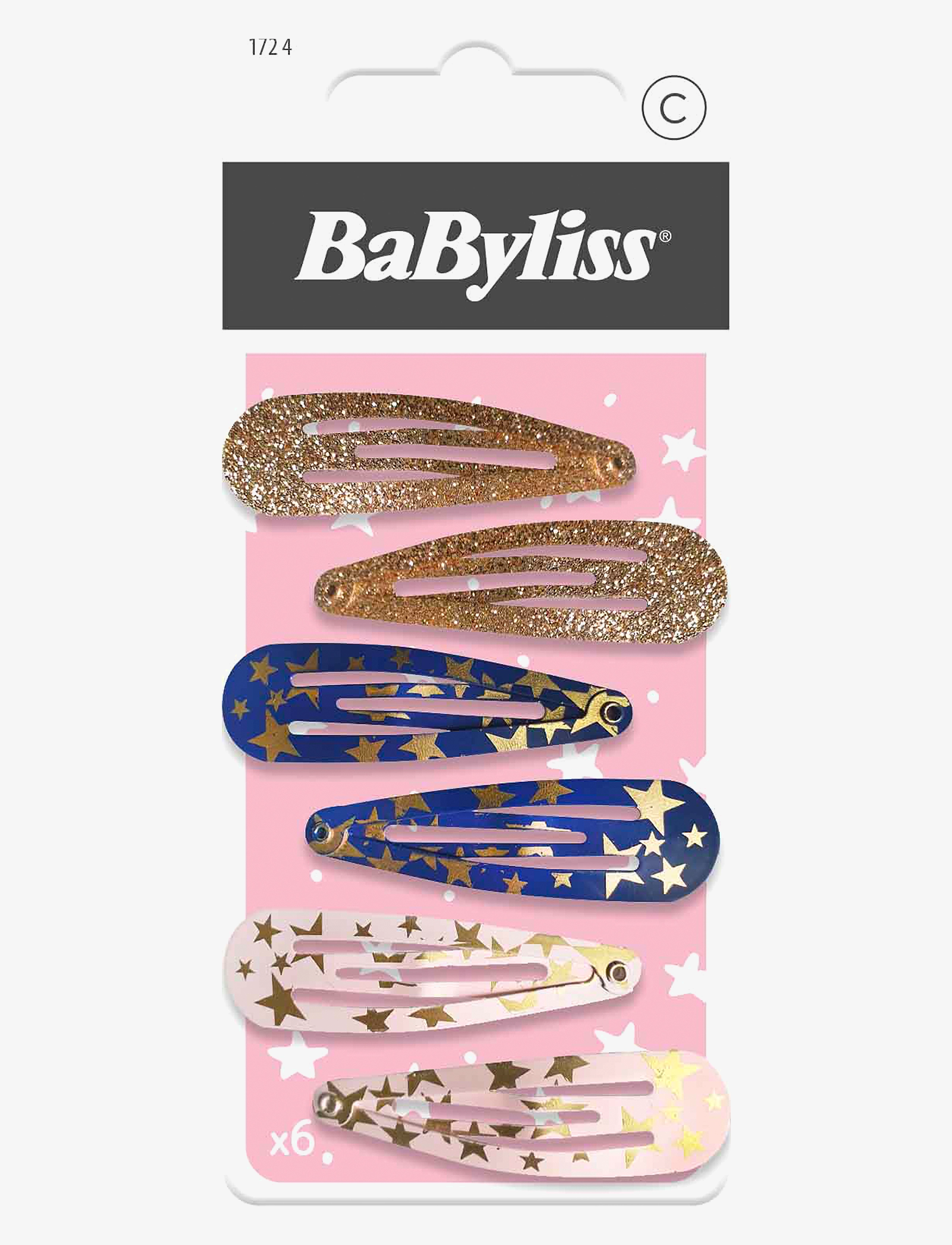 Babyliss Paris Kids Sleepins X6, Kvinder, Klikspænder, Nude, Str: 6 st