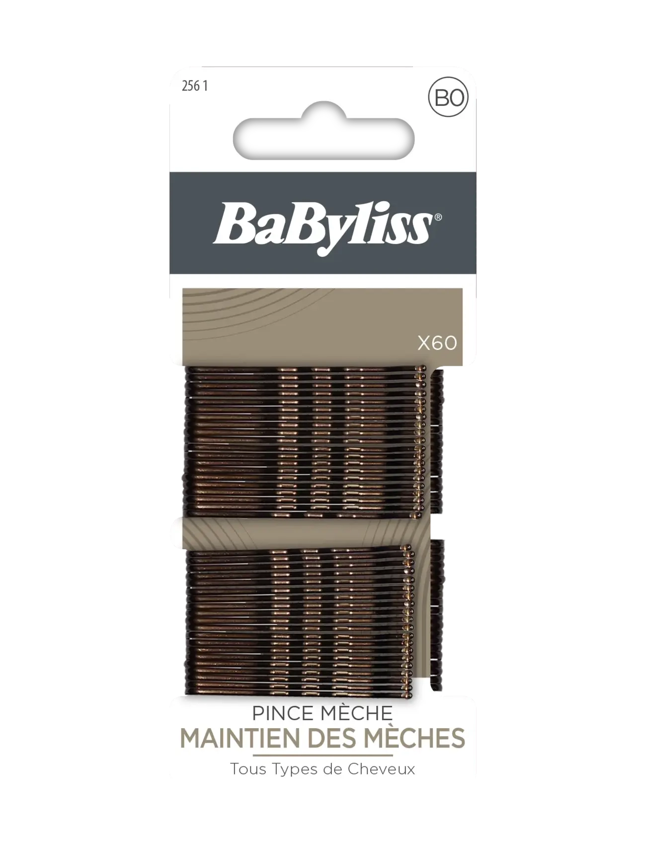 Babyliss Paris Hårnål Brons 60 St, 60 PCS, Brown, Hårtilbehør > Hårnåle, Børn