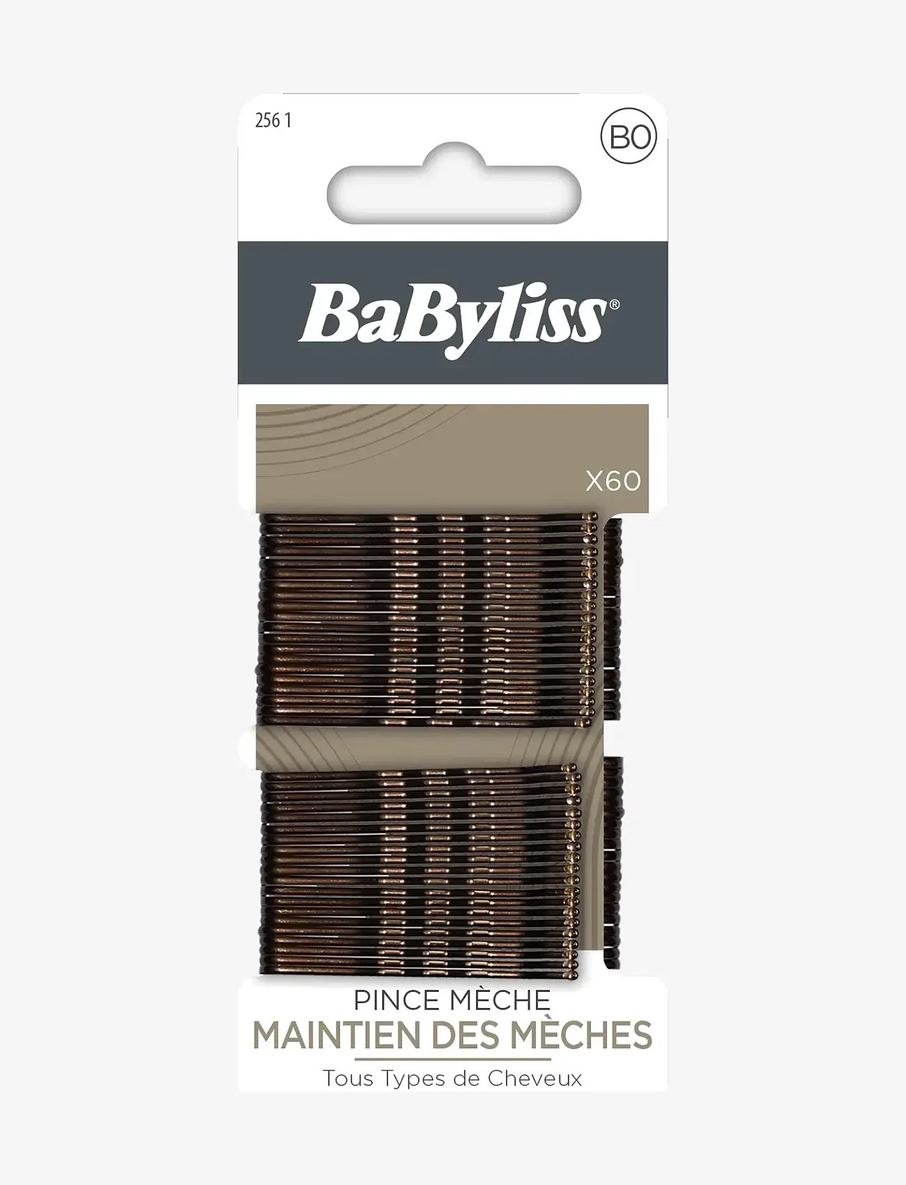 Babyliss Paris - Hårnål Brons 60 st - juukseklambrid - clear - 0