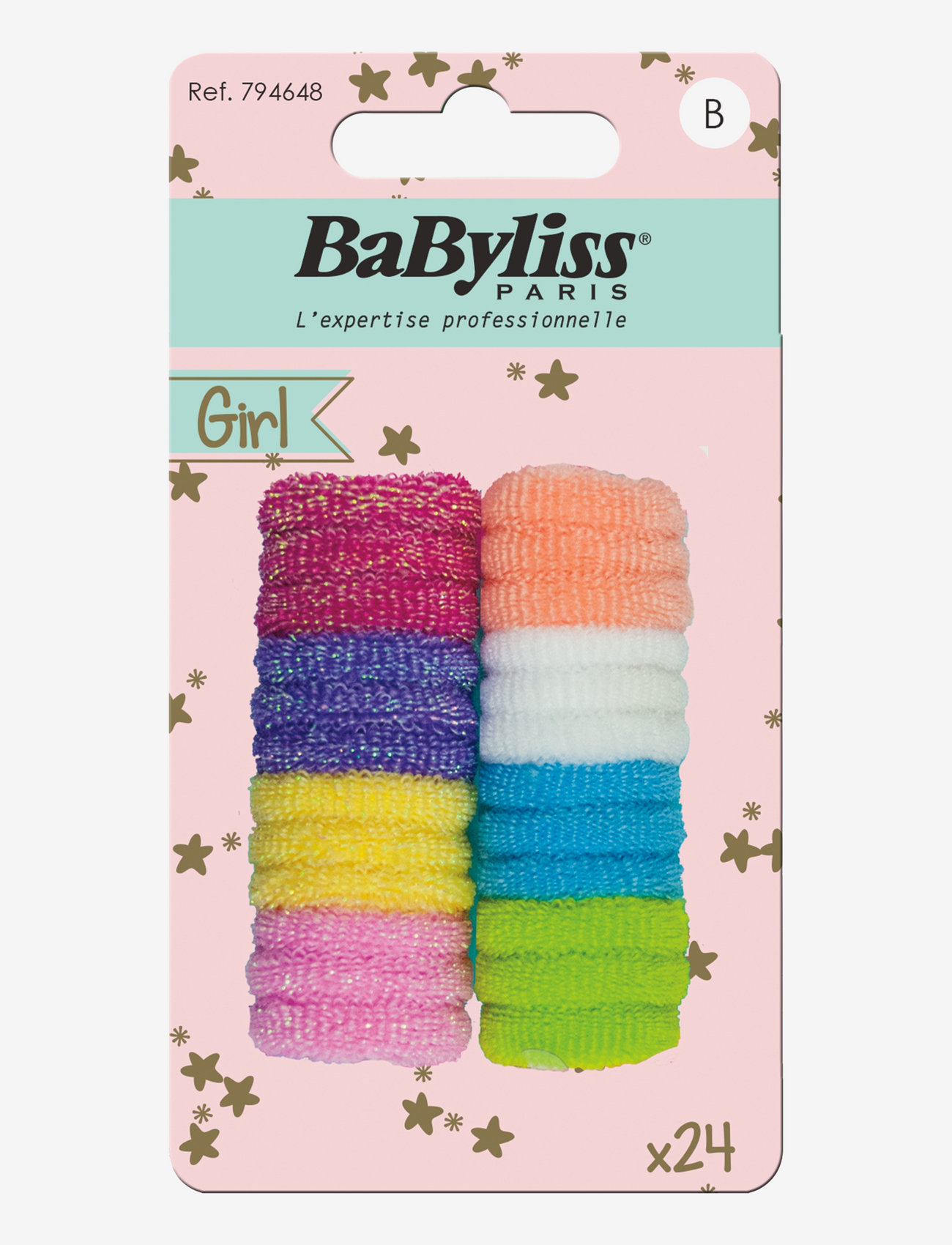Babyliss Paris - Soft elastics kids 24 st - kaspinai - clear - 0