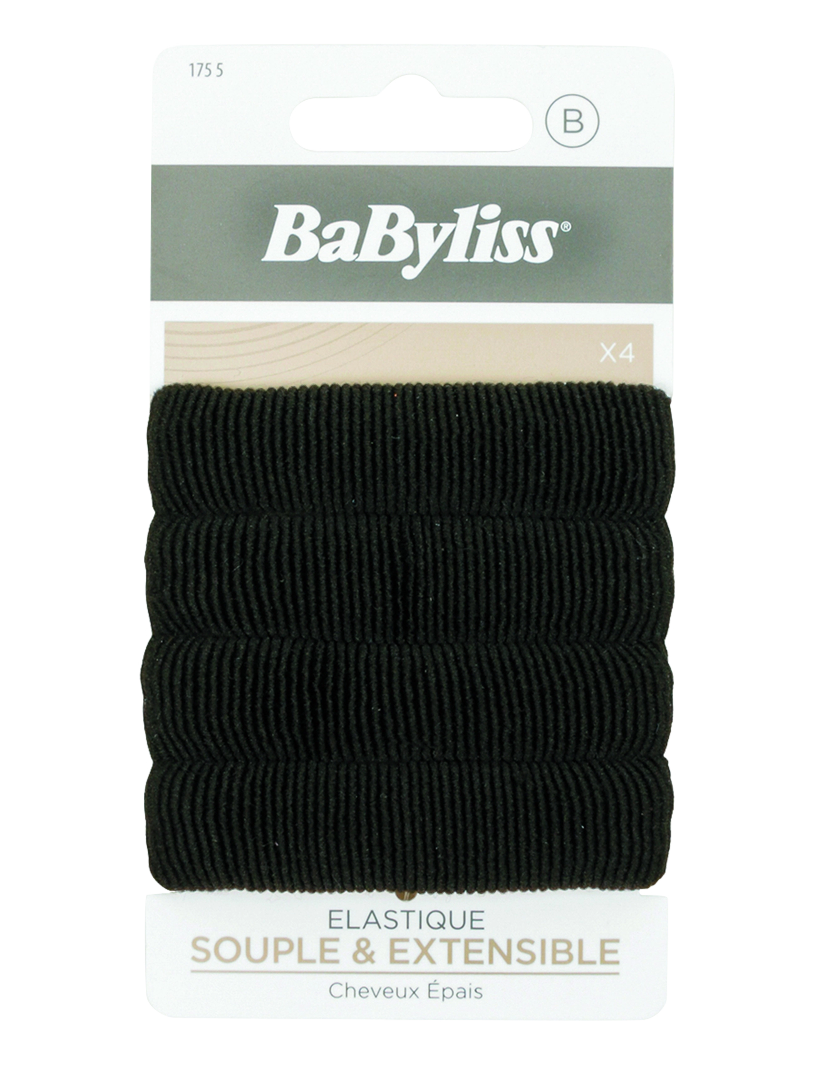 Babyliss Paris Thick soft elastics 4 pcs - BaByliss - CLEAR / undefined