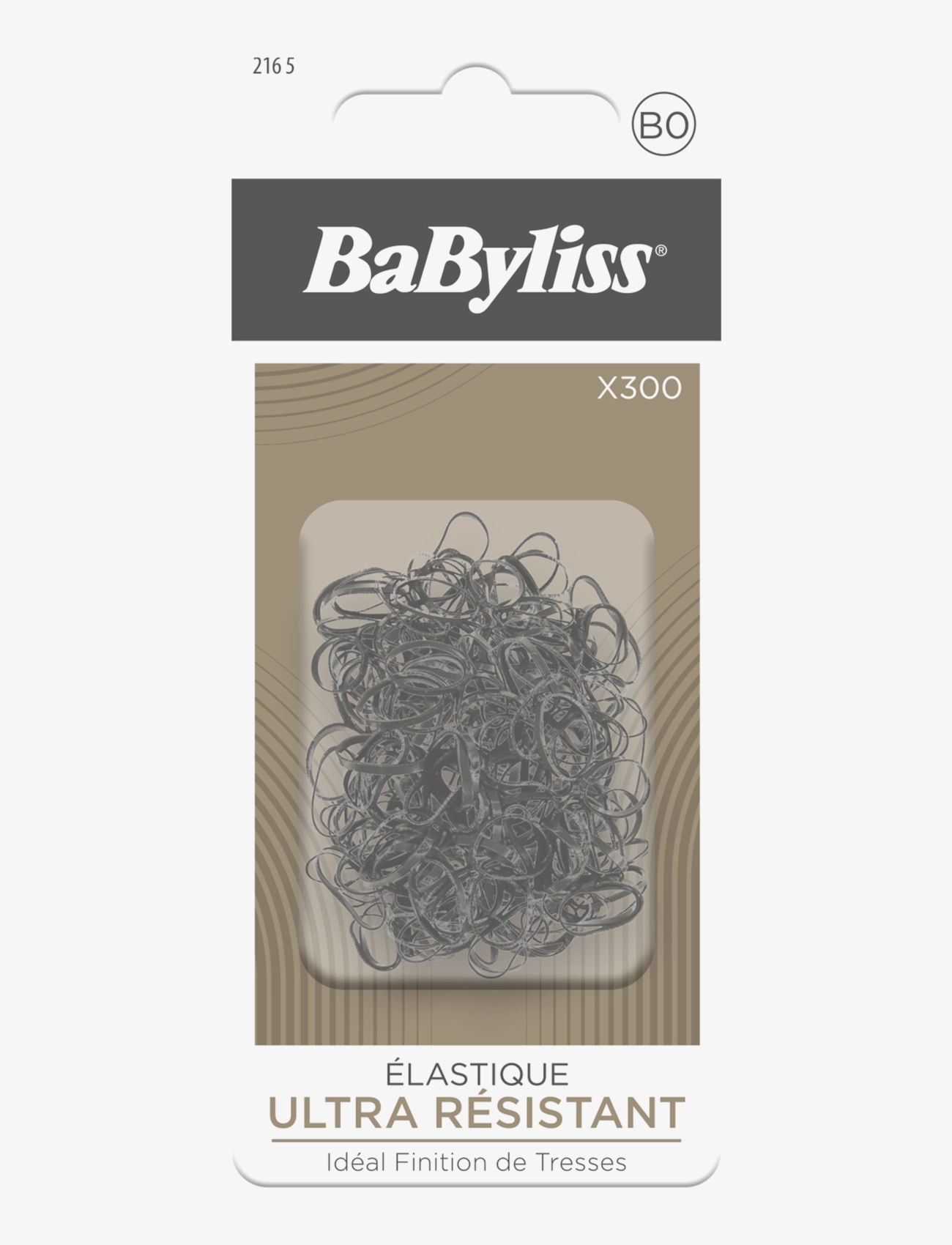 Babyliss Paris Small rubber elastics All Black 300 pcs - BaByliss - CLEAR / undefined