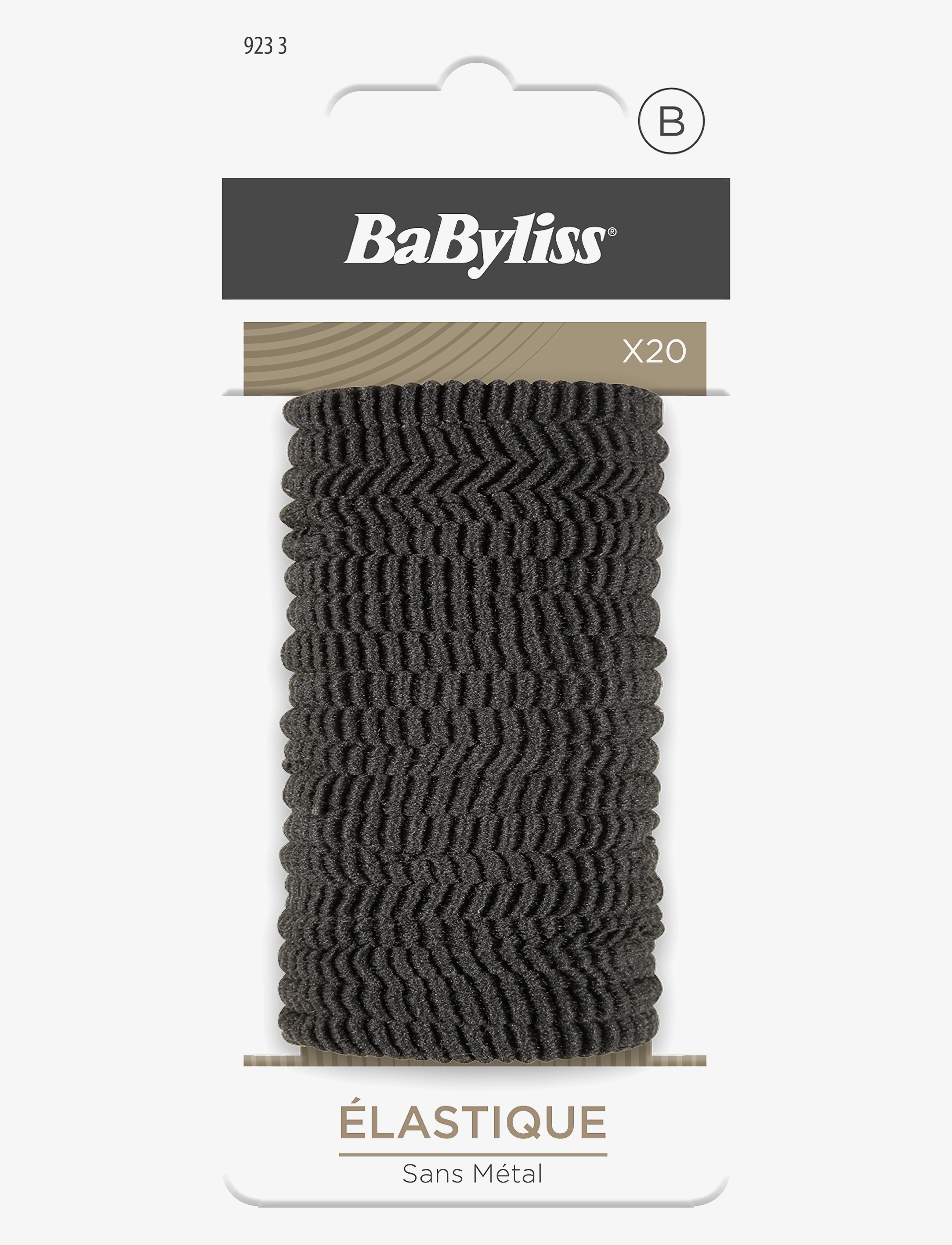 Babyliss Paris Mini Hair Clip, 20 pcs, Nude, Hårtilbehør > Scrunchies, Dame