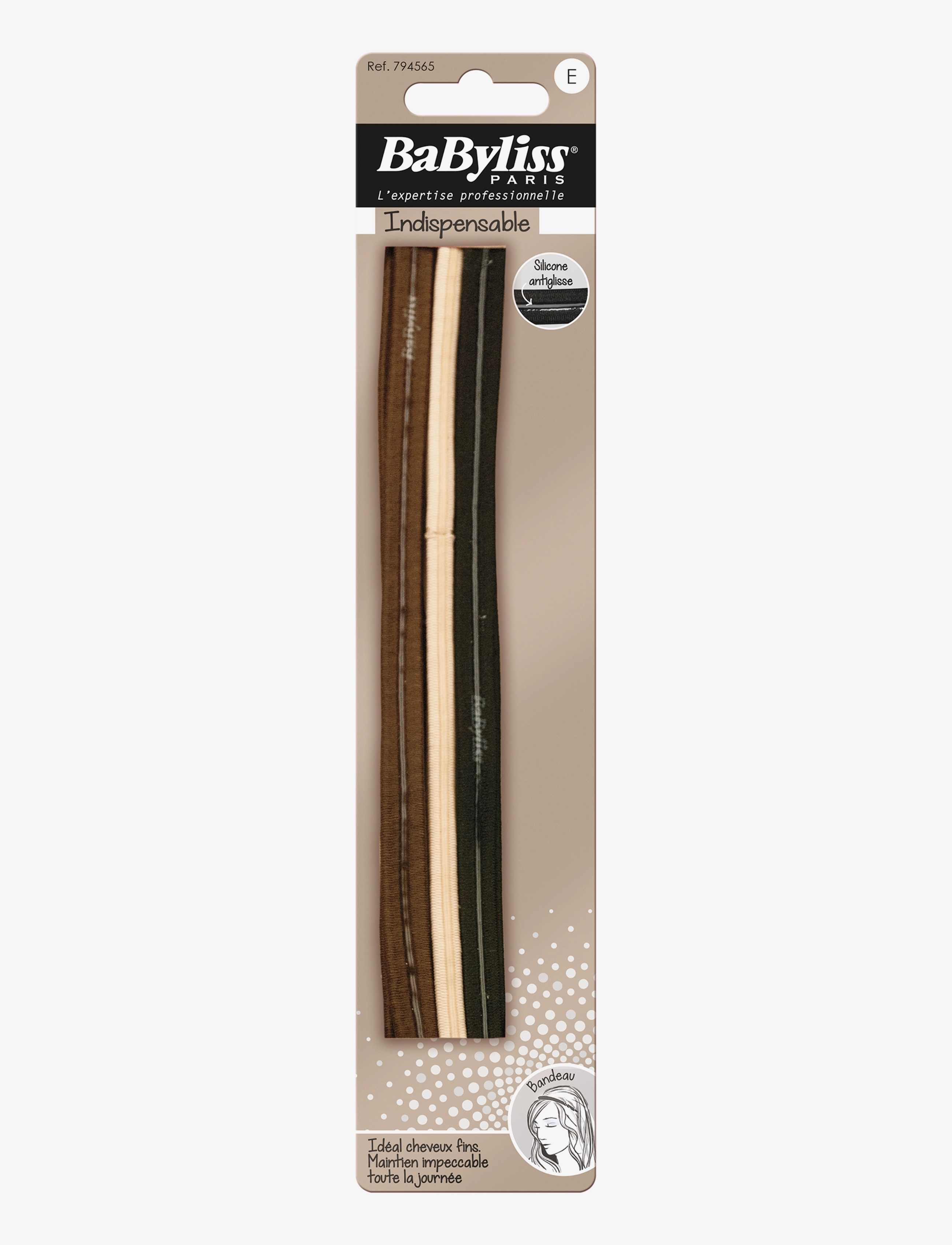 Babyliss Paris Hair band anti slip 4 pcs - Hårbånd - CLEAR / undefined