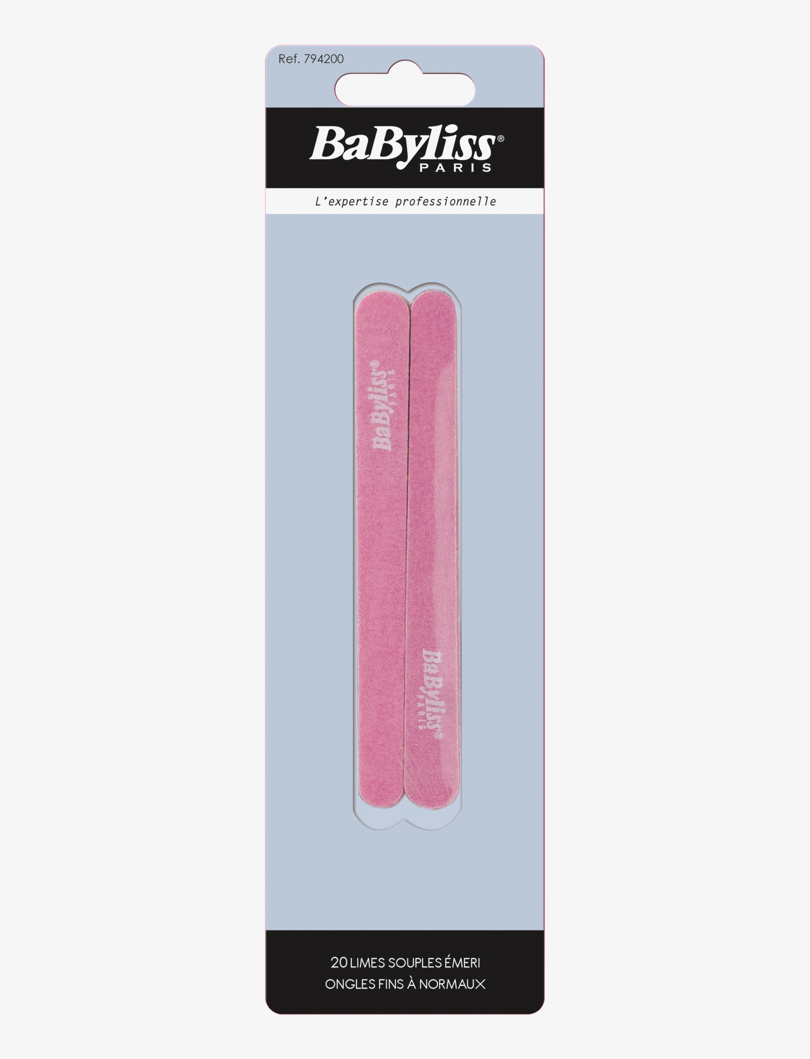 Babyliss Paris 20 Emery Boards Small Size, Neglepleje, Pink, Str: ONE SIZE