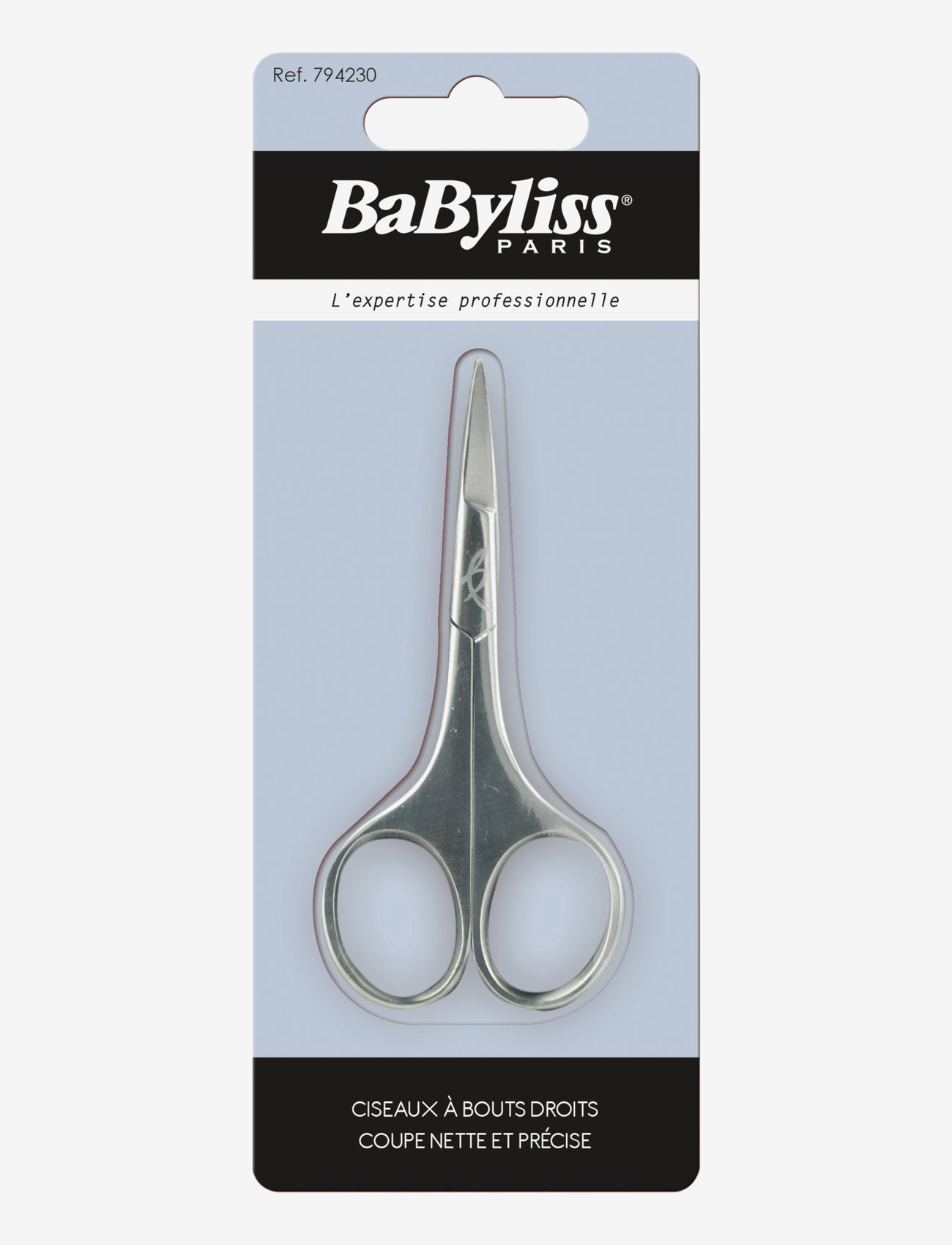 Babyliss Paris - STRAIGHT NAIL SCISSORS - smink - clear - 0