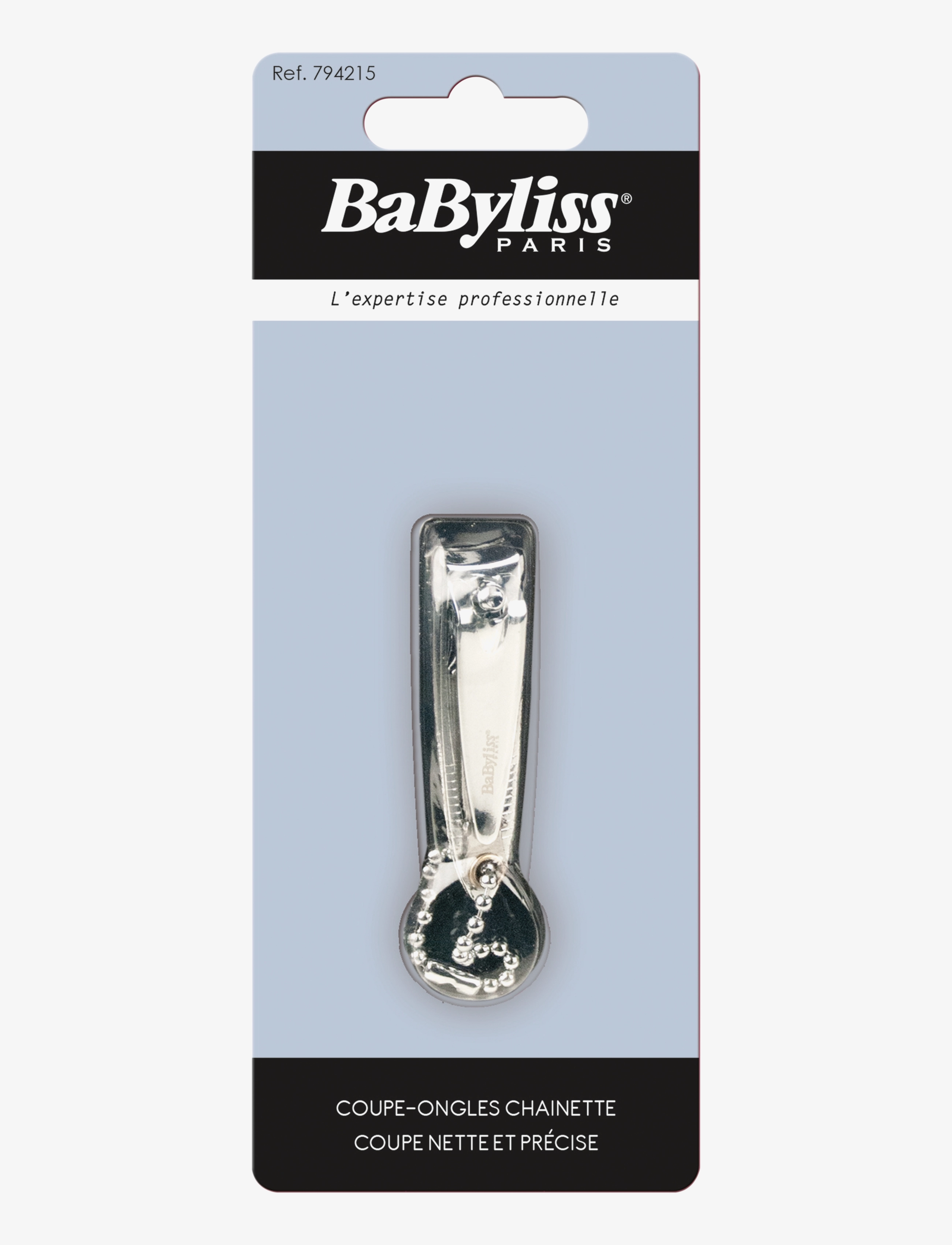 Babyliss Paris Nail Clippers Small, Neglepleje, Sølv, Str: ONE SIZE