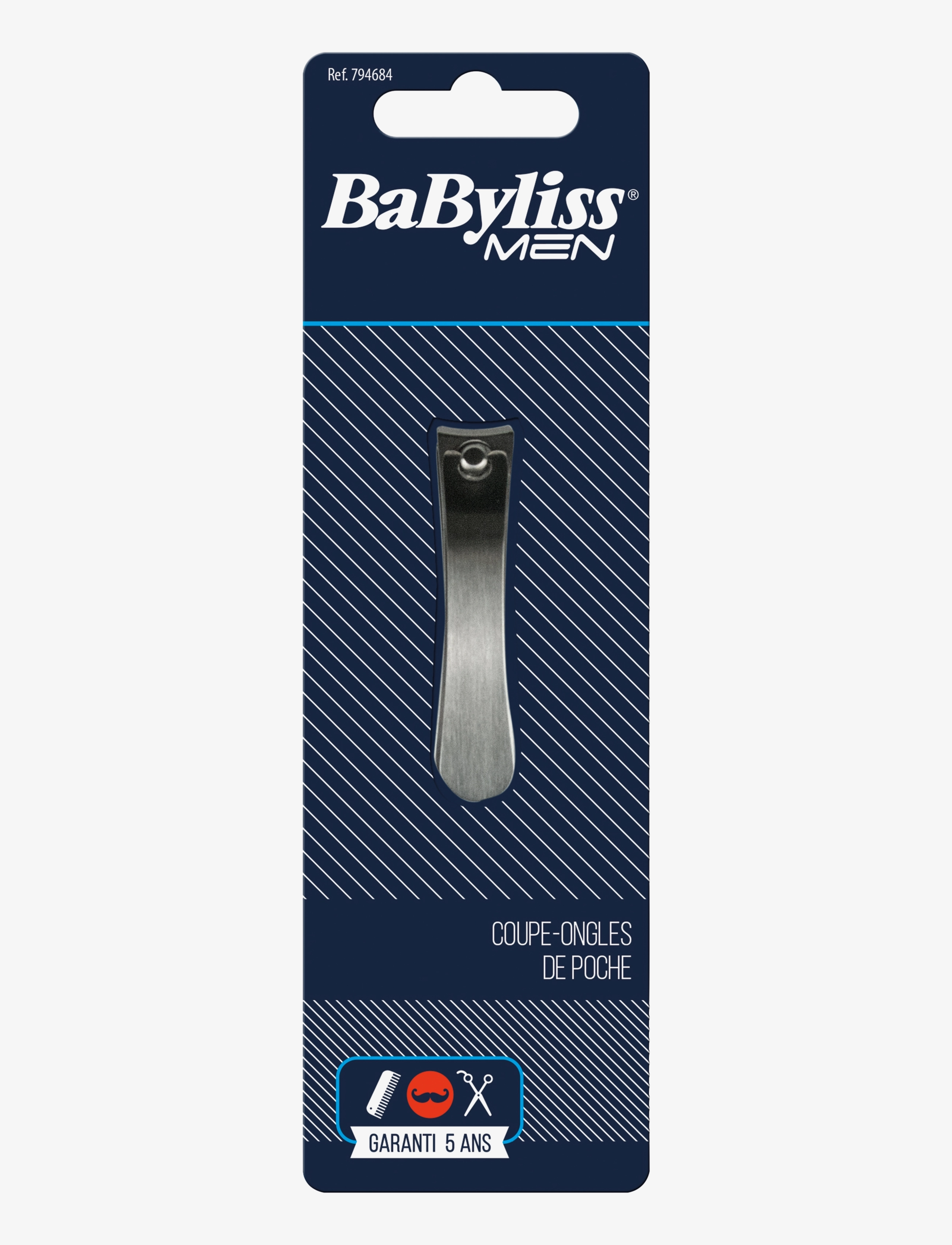 Babyliss Paris Small Nail Clipper, One Size, Silver, Negle > Neglepleje, Dame