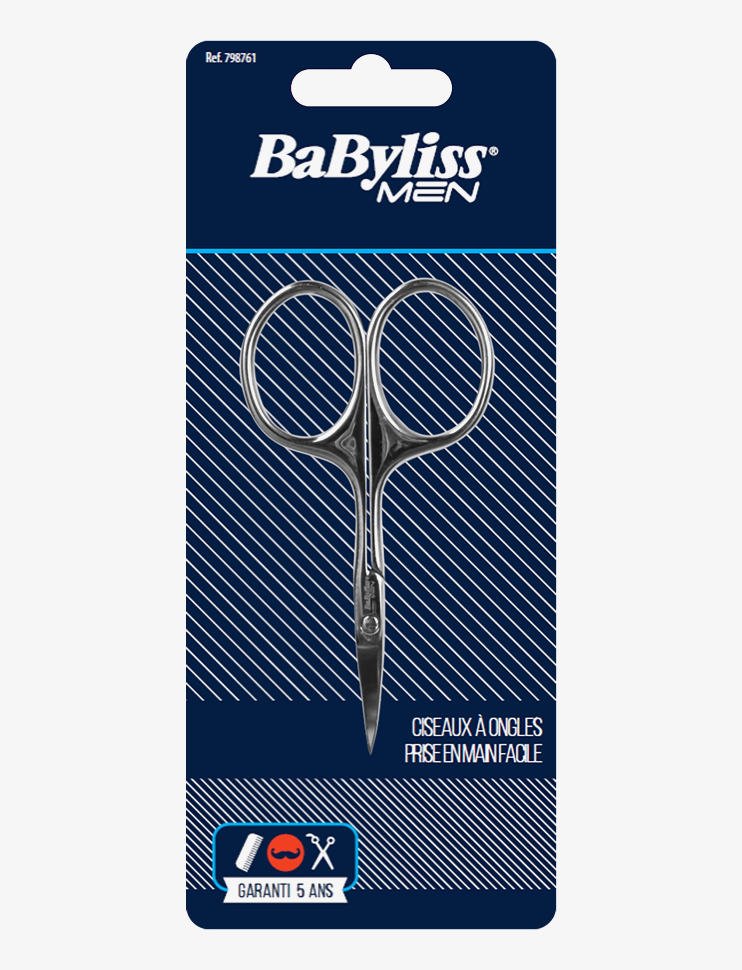 Babyliss Paris Nail Scissors, Neglepleje, Sølv, Str: ONE SIZE