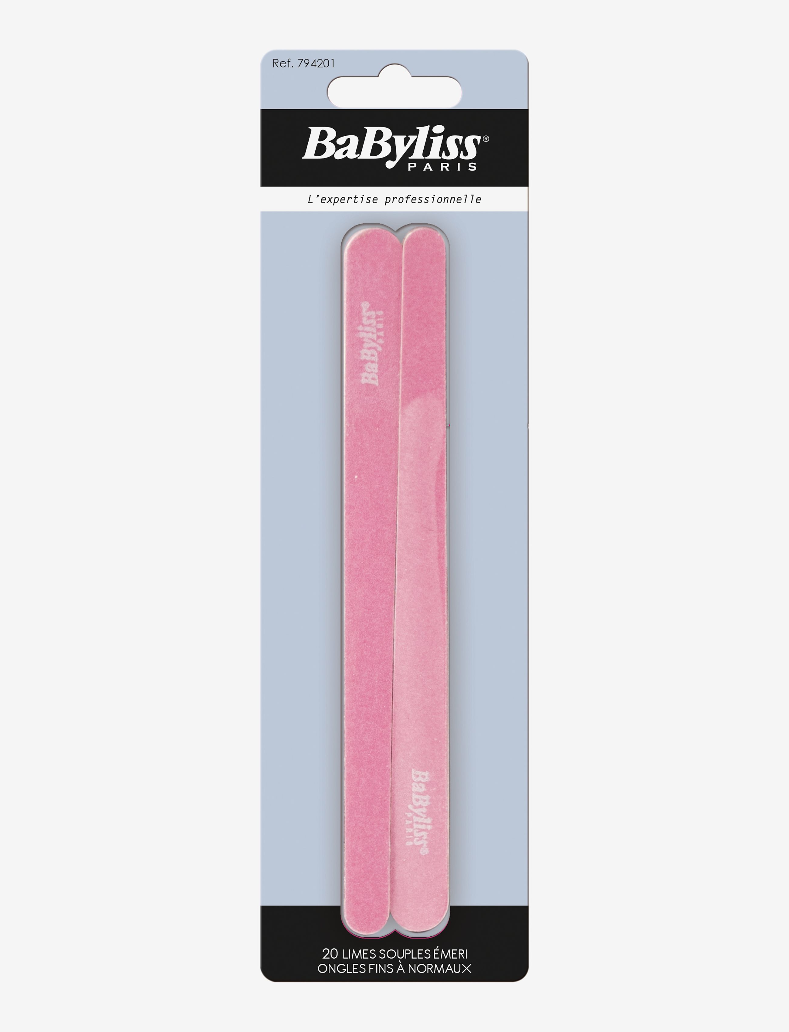 Babyliss Paris 20 EMERY BOARDS LONG SIZE - Skjønnhet - NO COLOR / undefined