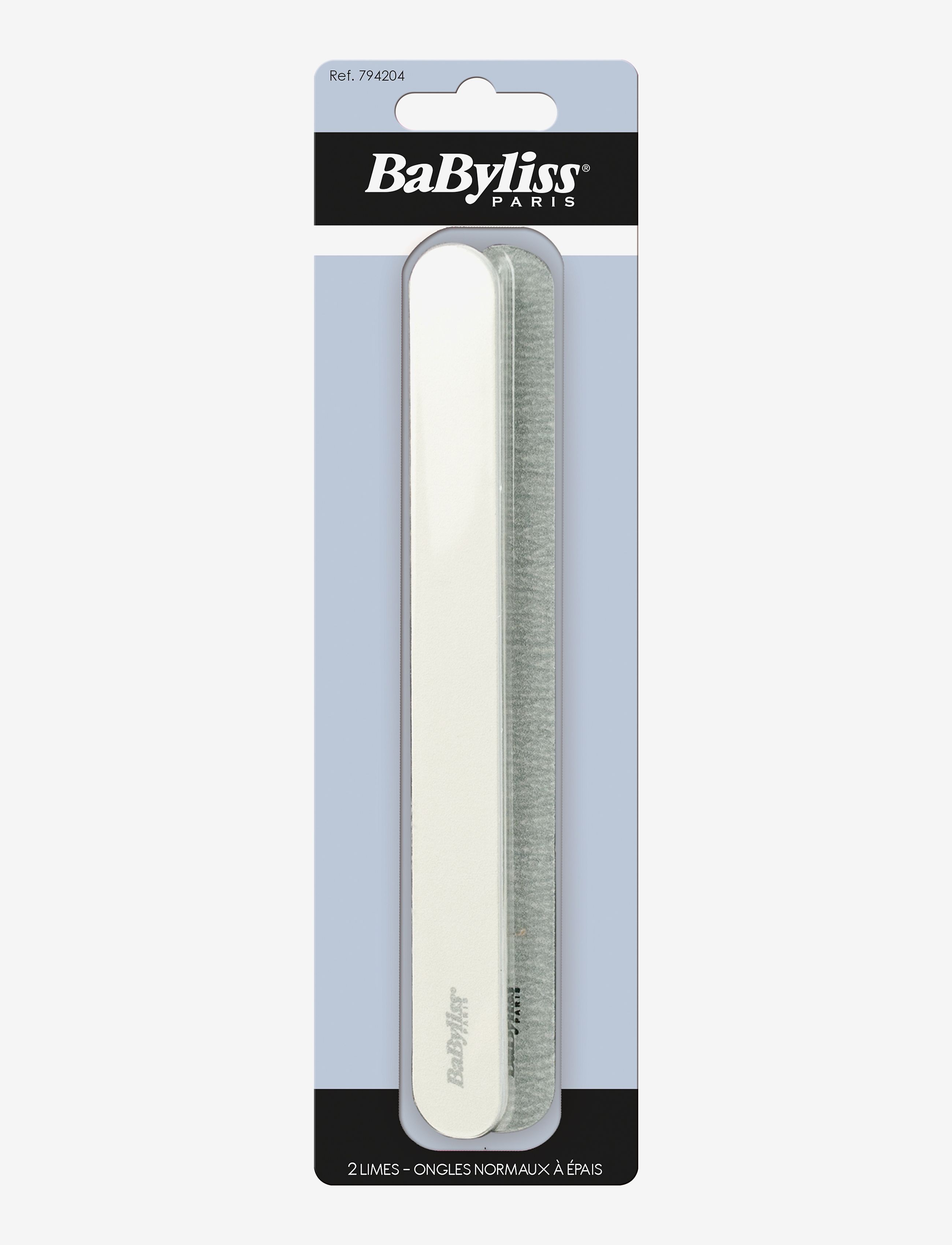 Babyliss Paris Soft Nail Files Pro 2 Pcs, Neglepleje, Hvid, Str: ONE SIZE