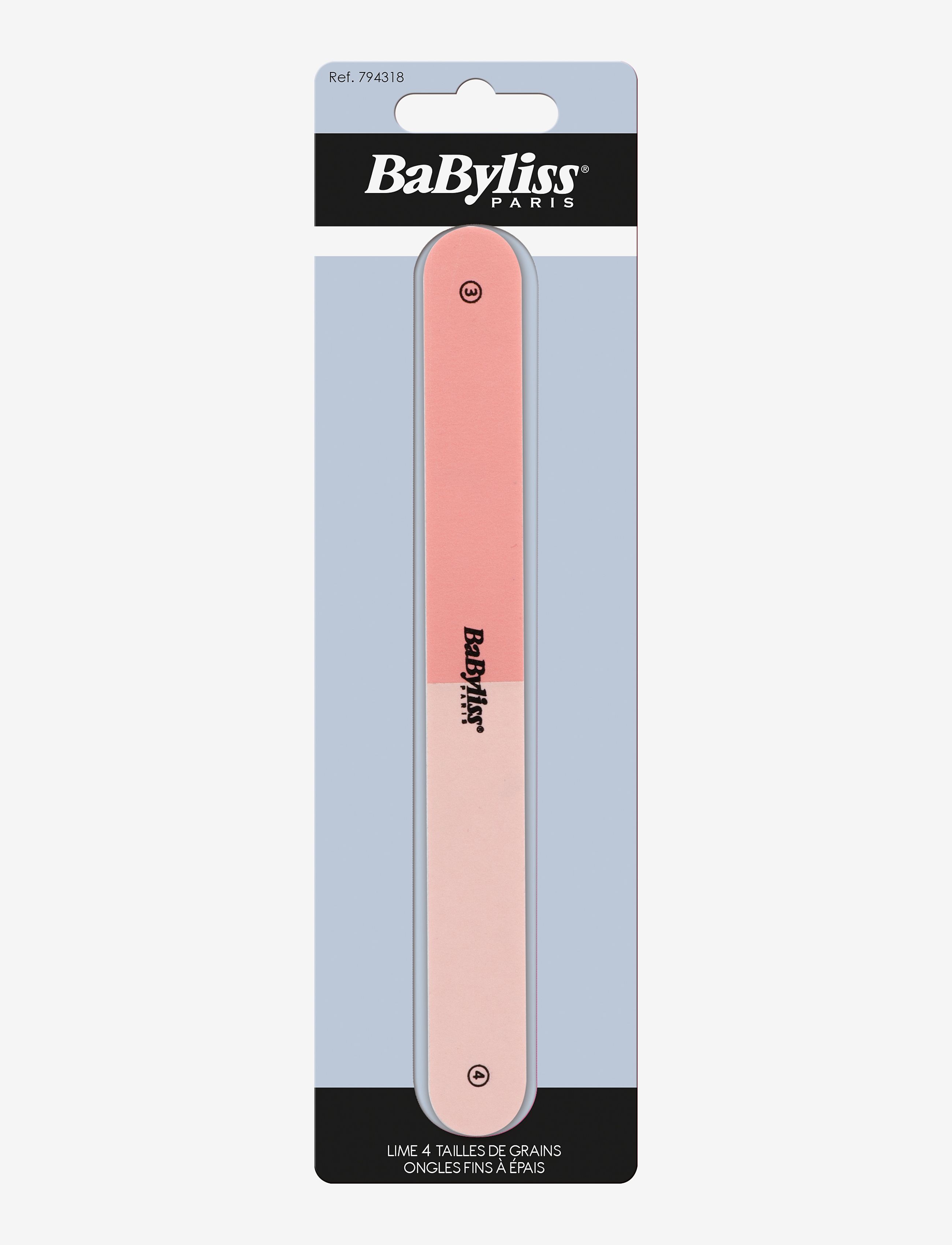 Babyliss Paris 4-Steps Nail File, Neglepleje, Pink, Str: ONE SIZE