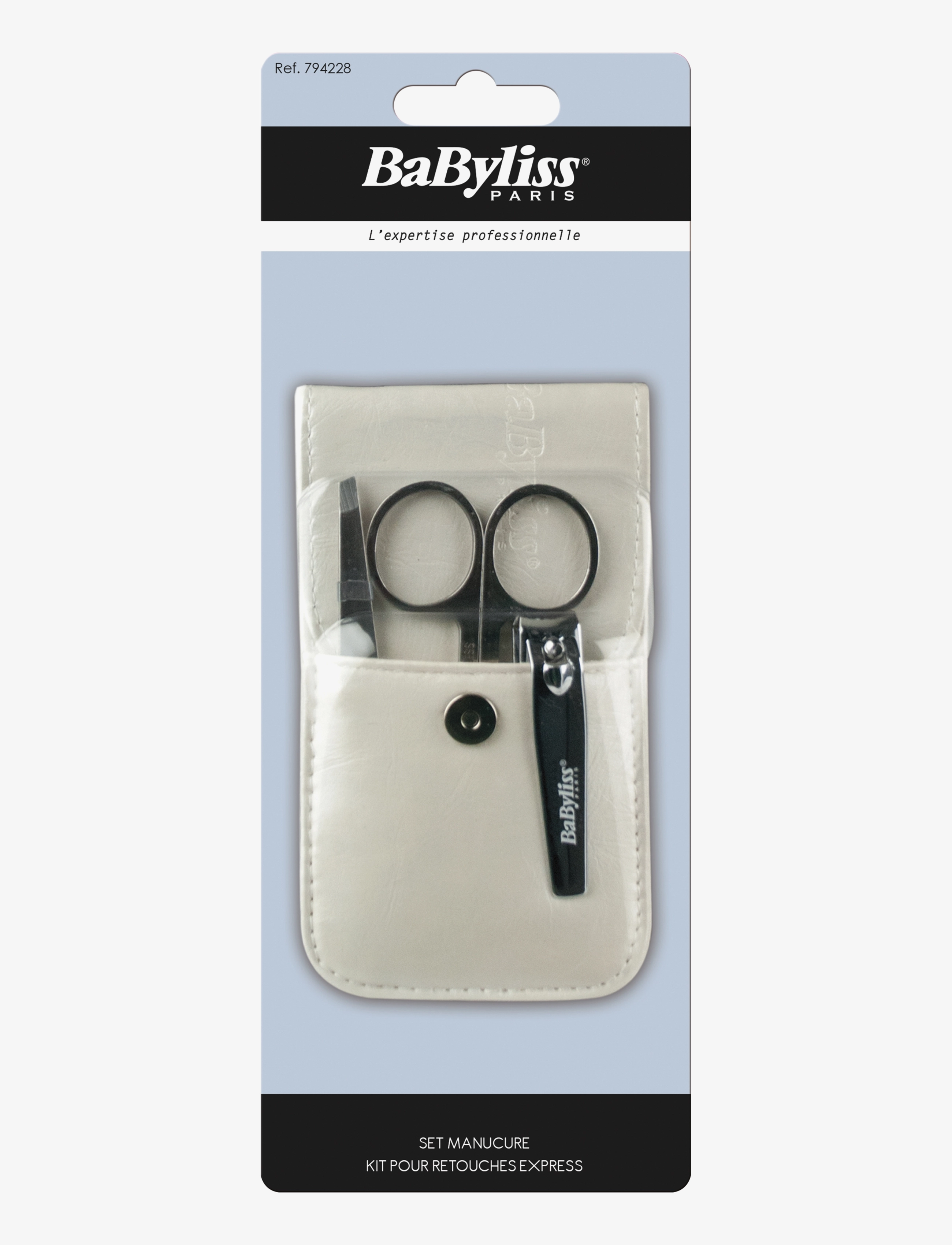 Babyliss Paris Manicure Set, One Size, Silver, Negle > Neglepleje, Dame