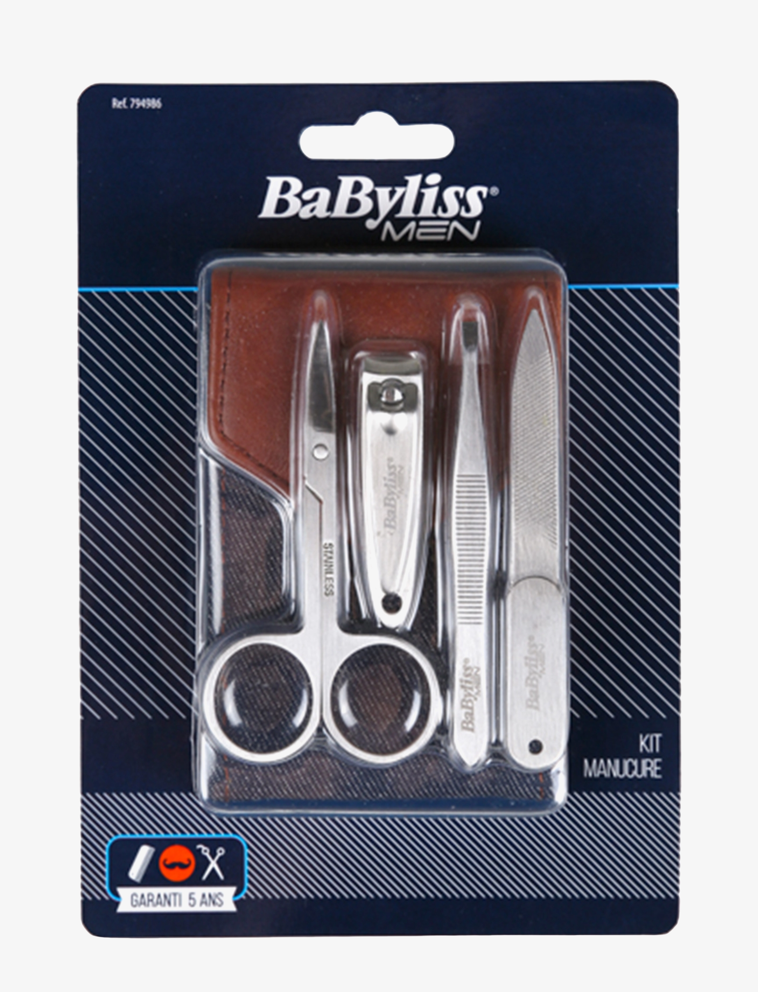 Babyliss Paris Bbfm Manicure Kit, Neglepleje, Sølv, Str: ONE SIZE