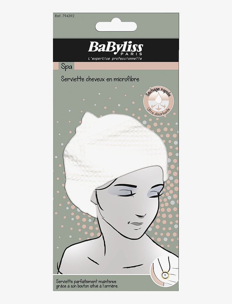 Babyliss Paris - HAIR TOWEL - föönid - clear - 0