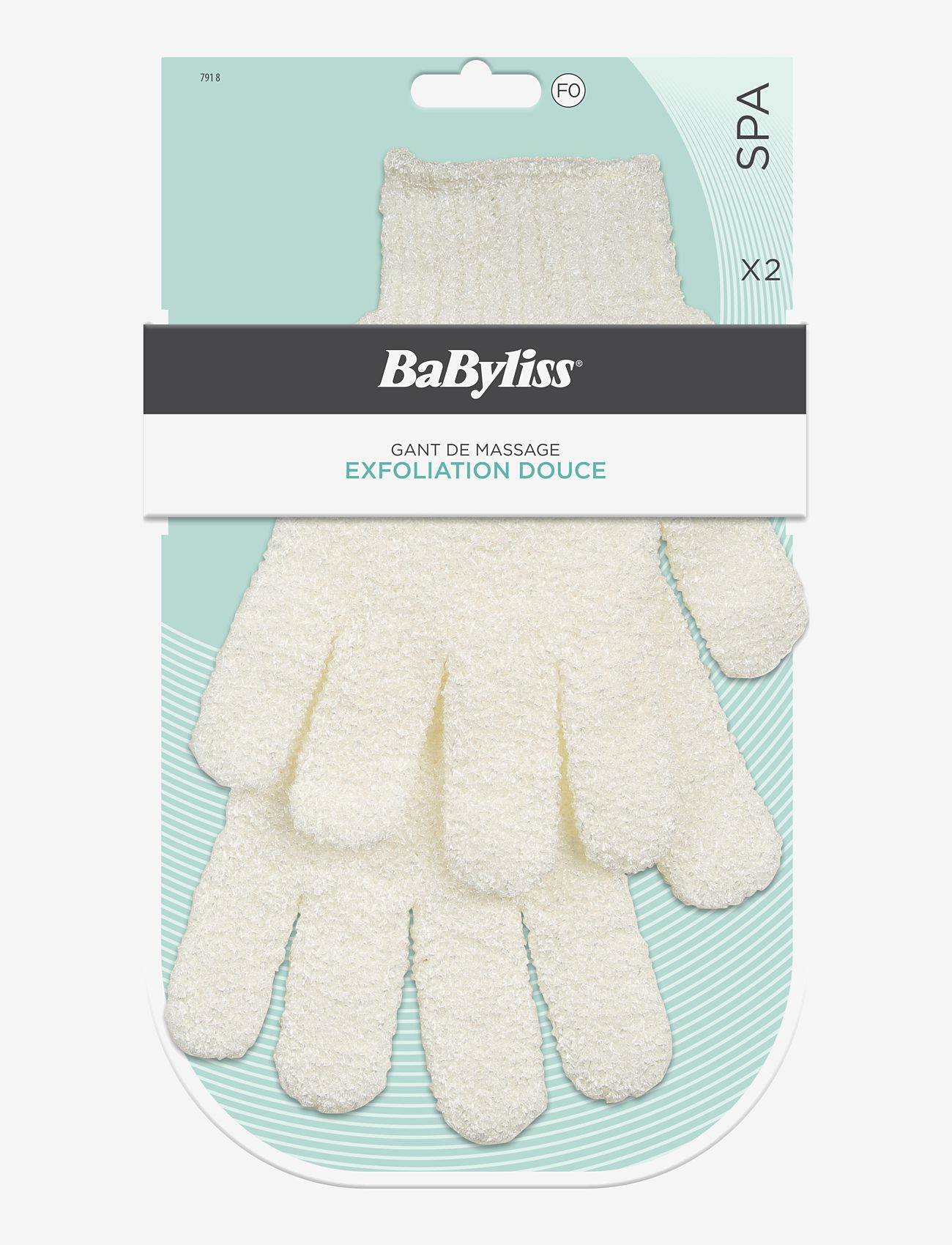Babyliss Paris - Skrubbhandskar - skrub & exfoliering - krop - clear - 0
