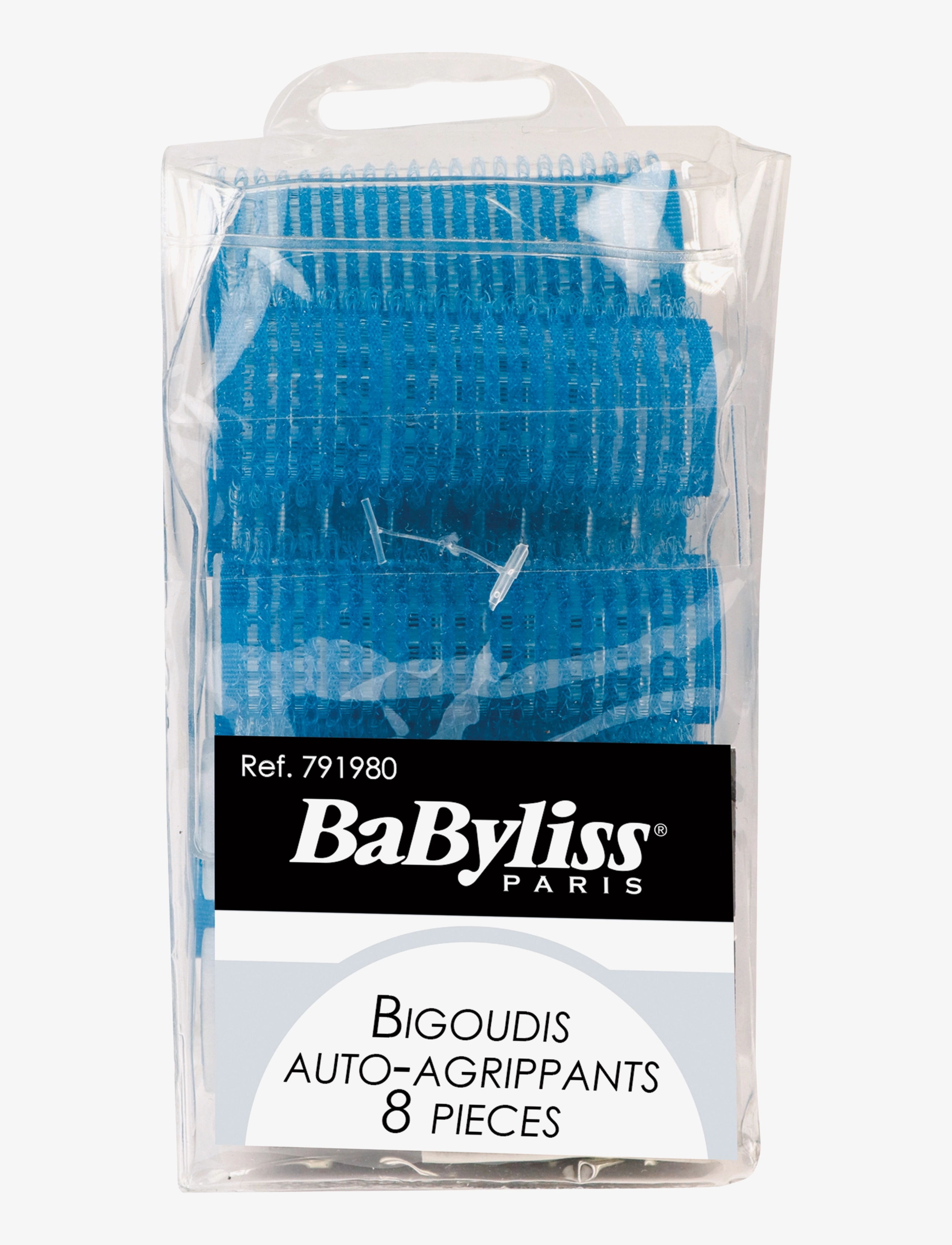 Babyliss Paris Spolar Självgrip 8St, Kvinder, Selvgribende Hårruller, Blå, Str: ONE SIZE