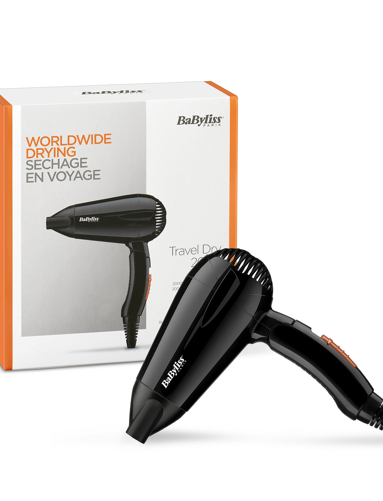 BaByliss - Travel Dry 2000 - giftset - black - 4