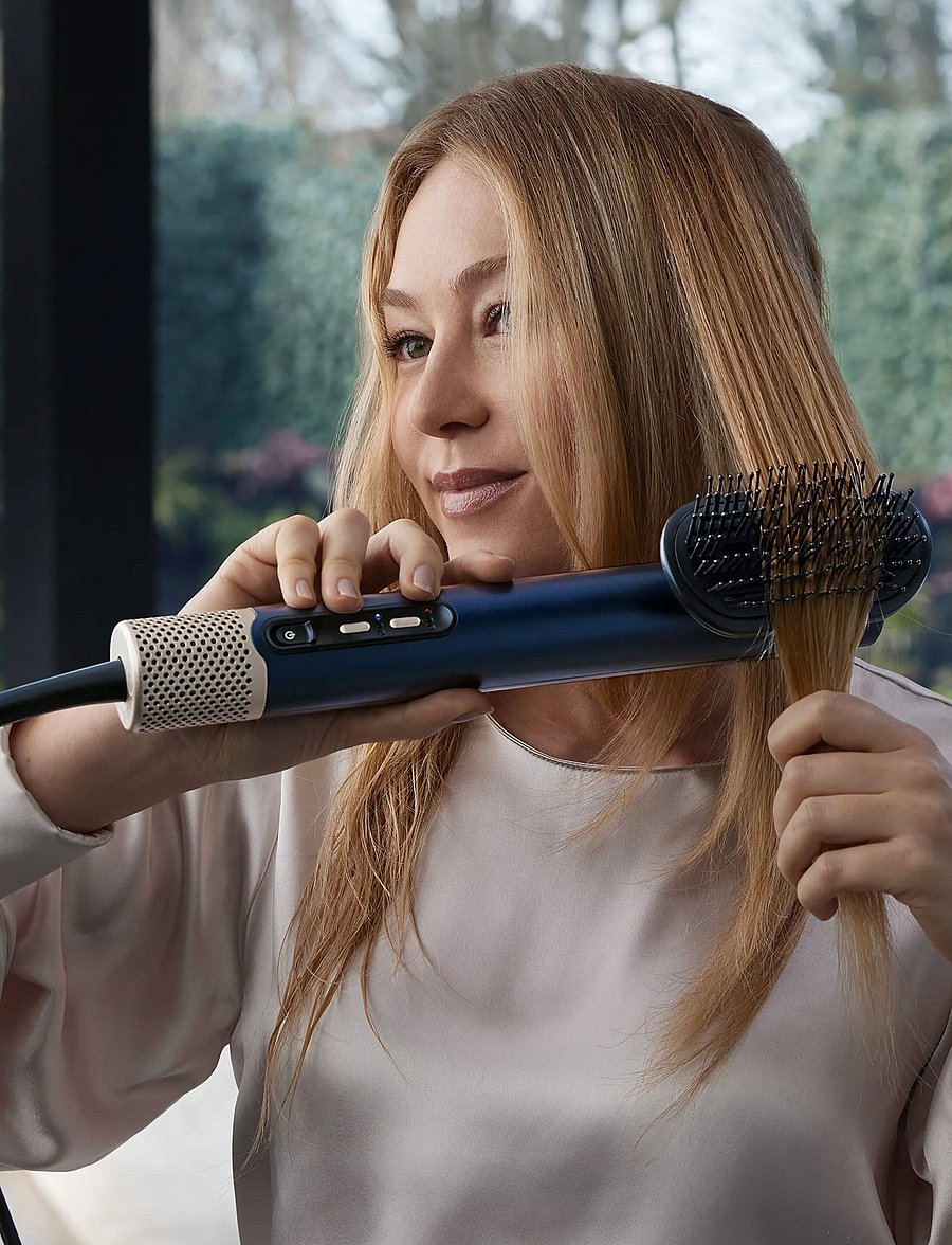 BaByliss - Air Wand Paddle Brush Attachment - föönharjad - navy - 0
