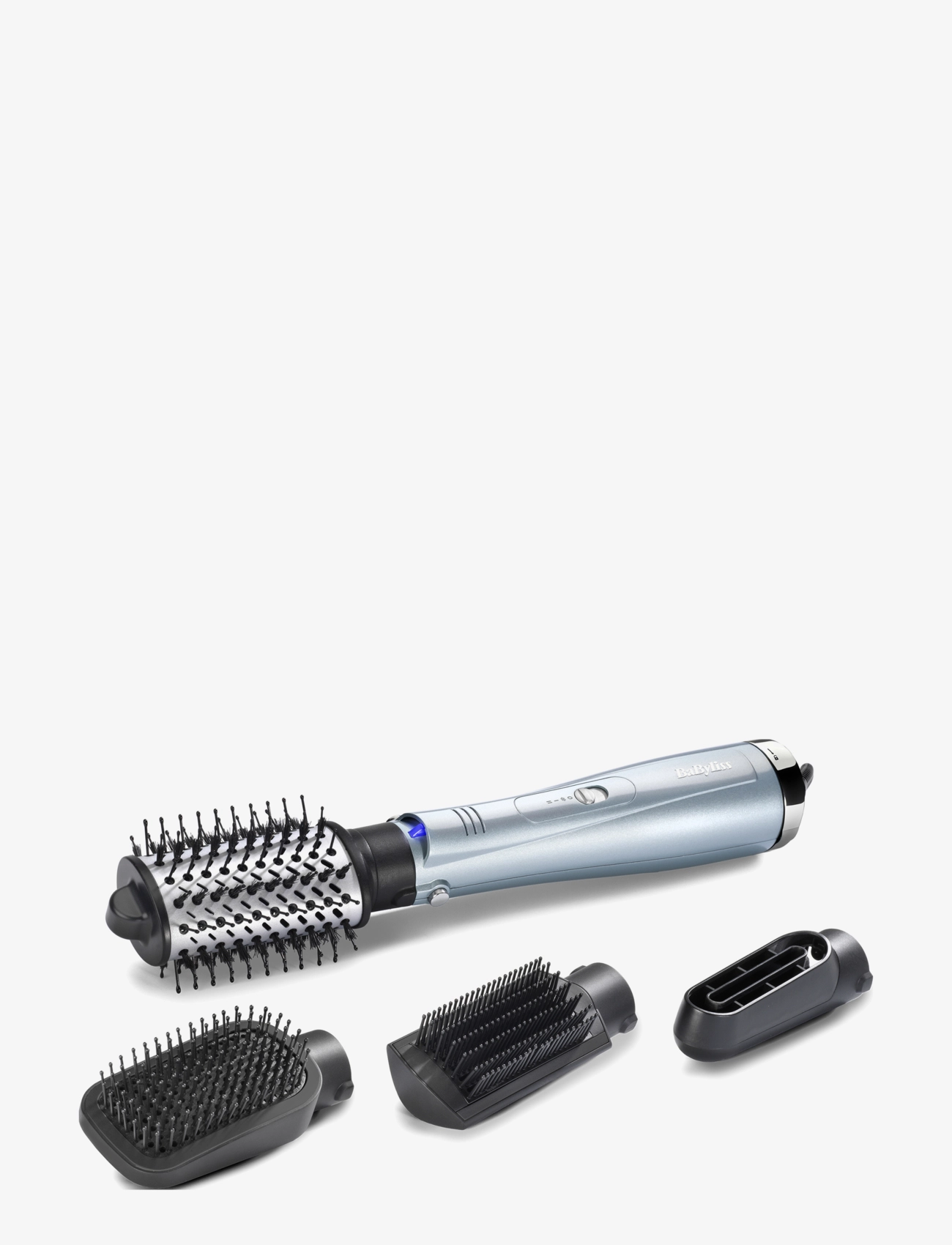 BaByliss Hydro-Fusion 4 in 1 Hairdryer Brush - Föönharjad - ICE BLUE / blue