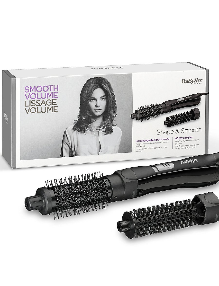 BaByliss - Shape & Smooth - föönharjad - black - 3