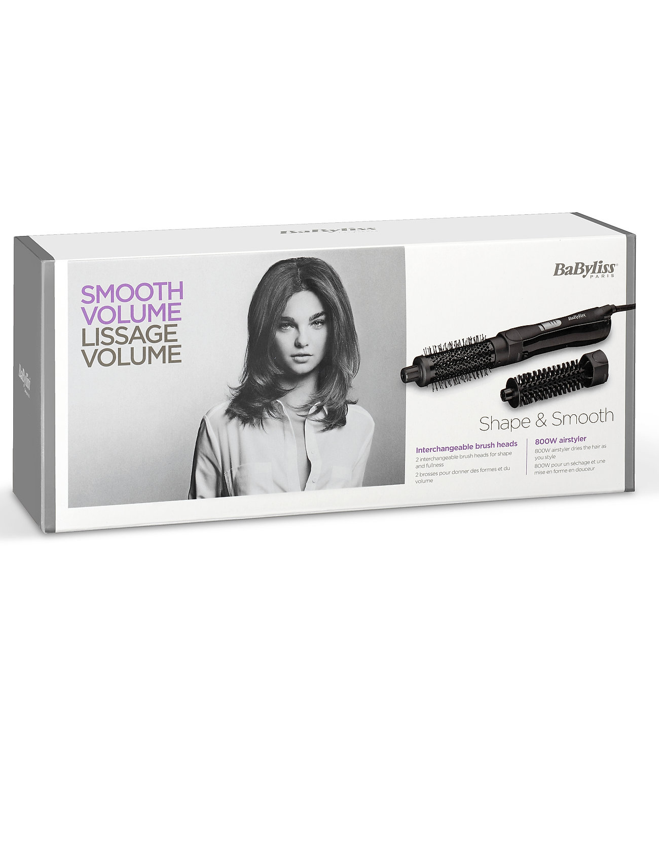 BaByliss - Shape & Smooth - varmebørster - black - 5