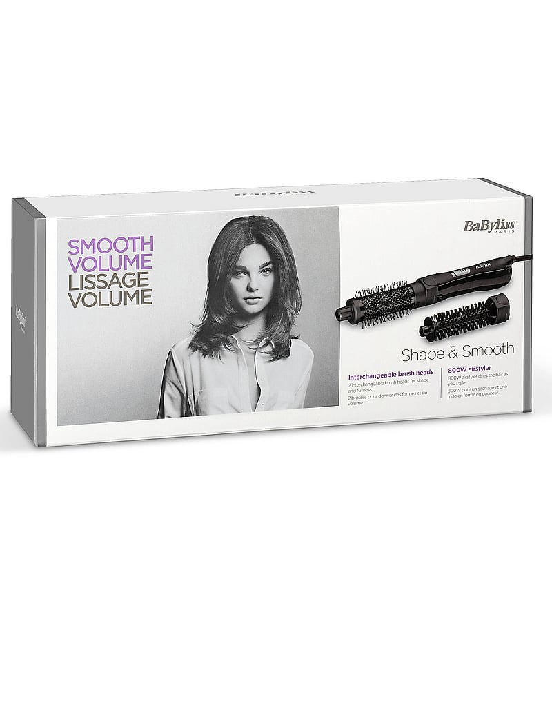 BaByliss - Shape & Smooth - föönharjad - black - 5