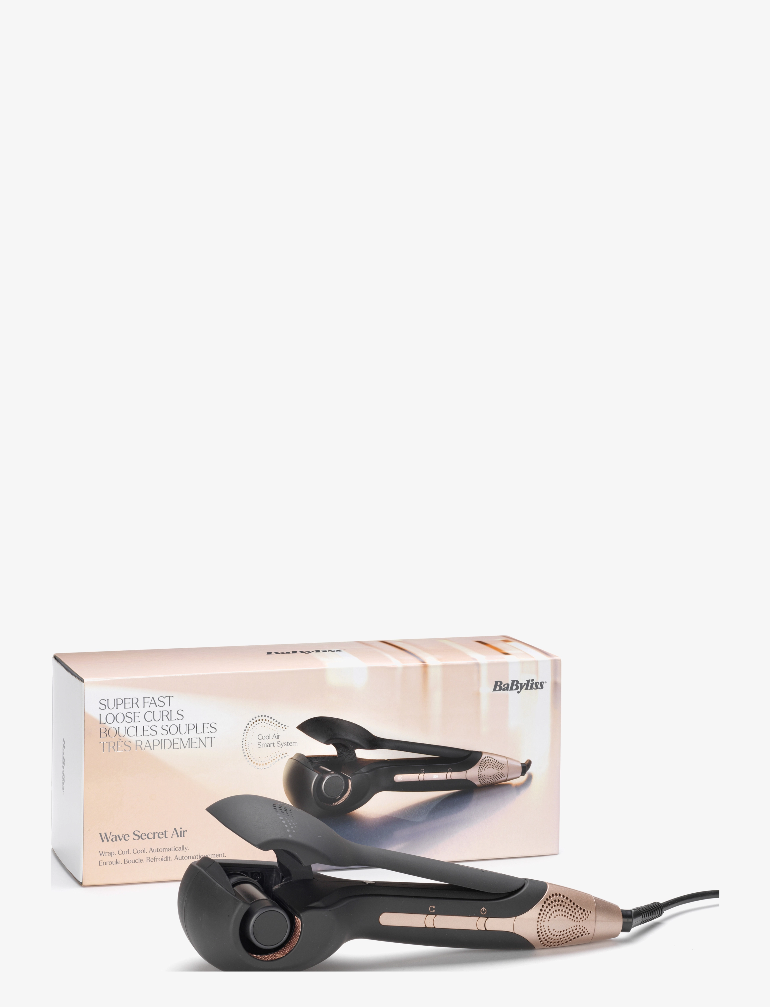 BaByliss - Wave Secret Air - locktång - black/gold - 1