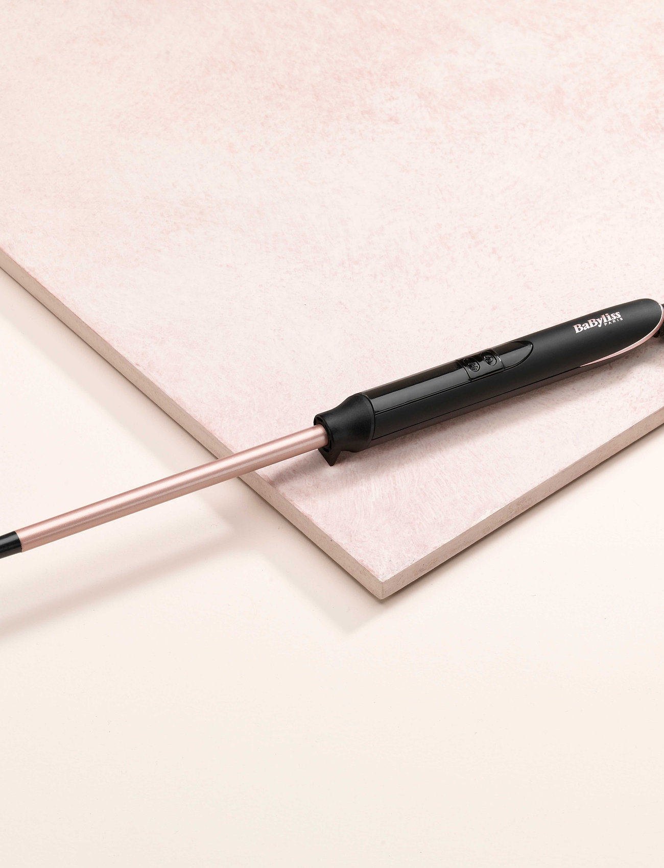 BaByliss - 10mm Curling Wand - laveste priser - black/rose gold - 2