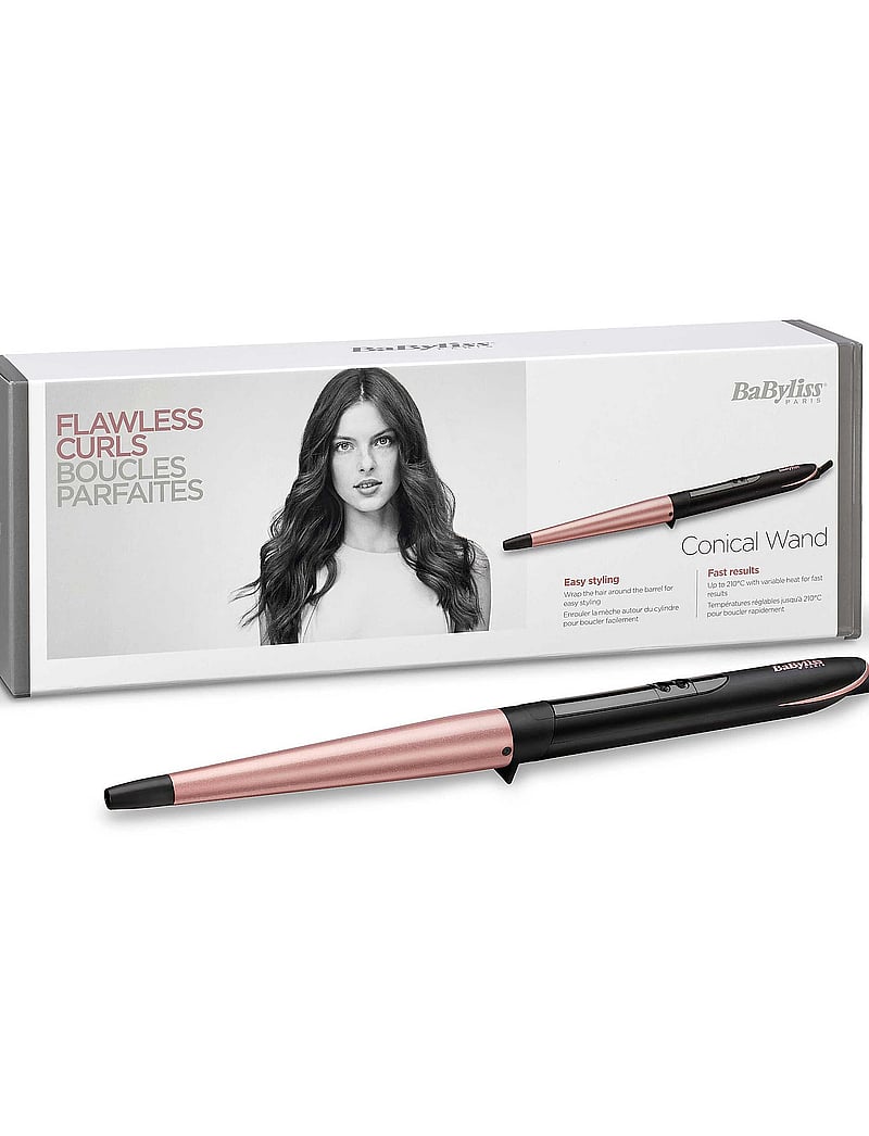 BaByliss - Conical Wand - lokitangid - black/rose gold - 4