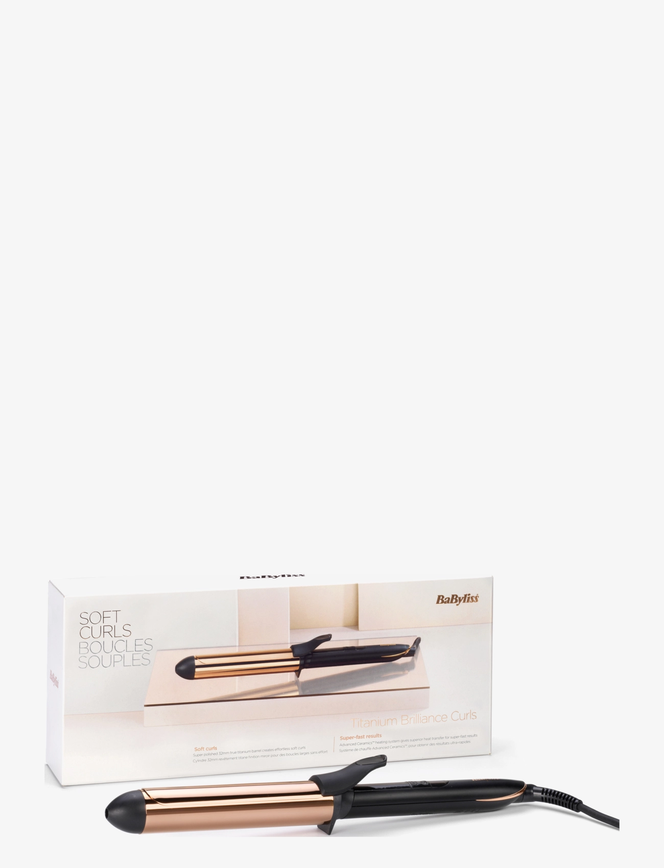 BaByliss Titanium Brilliance Curls - Pakkumised - BLACK/GOLD / black