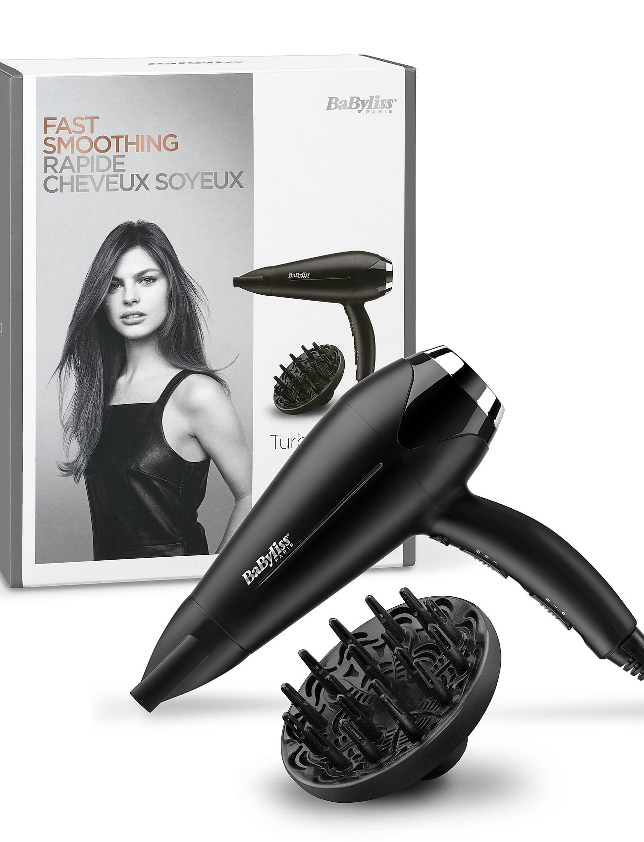 BaByliss - Turbo Smooth 2200 - laveste priser - black - 3