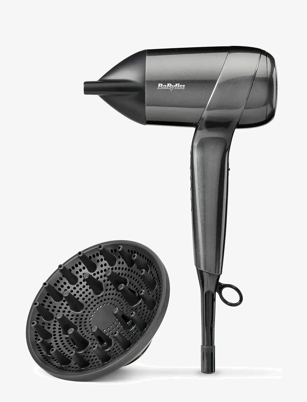 BaByliss - Titanium Shine Dryer - hårtørrere - grey - 0