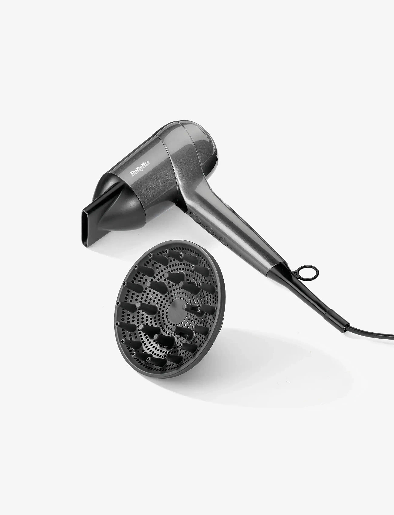 BaByliss - Titanium Shine Dryer - hårtørrere - grey - 2