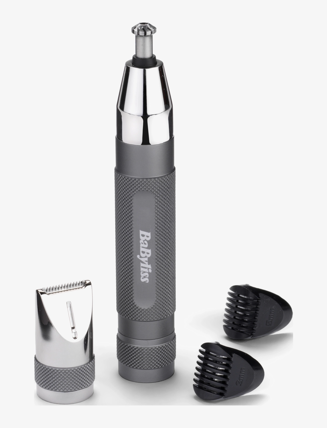 BaByliss Super X Metal Series Nose, Ear and Eyebrow Trimmer - Produkter til barbering - GREY/CHROME / grey