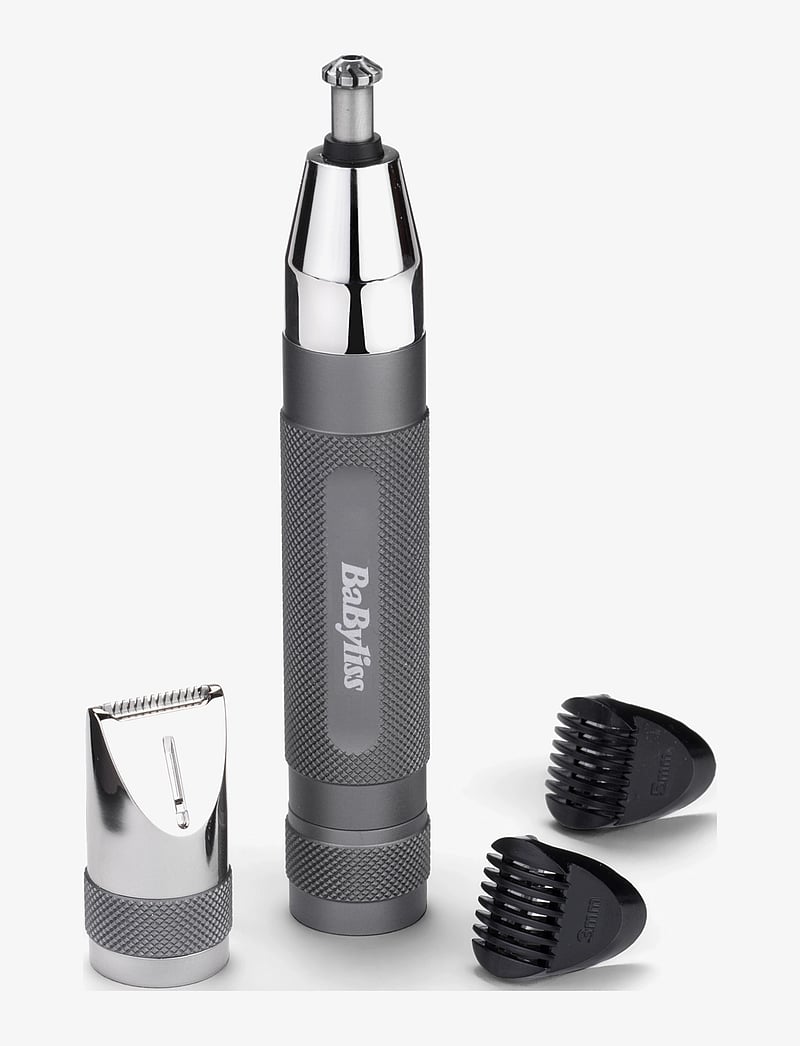 BaByliss - Super X Metal Series Nose, Ear and Eyebrow Trimmer - handa honum - grey/chrome - 0