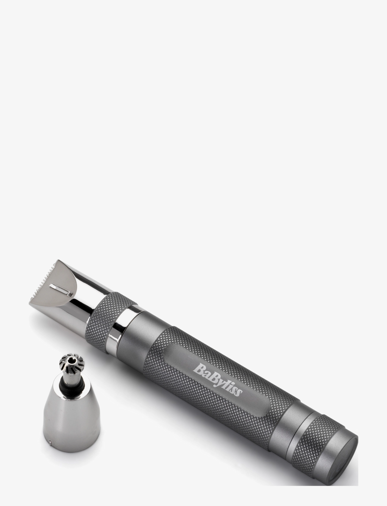 BaByliss - Super X Metal Series Nose, Ear and Eyebrow Trimmer - for him - grey/chrome - 1