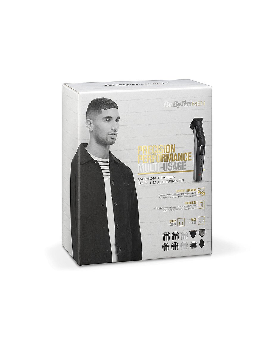 BaByliss - Carbon Titanium 10 in 1 Multi Trimmer - habemetrimmija - grey - 5