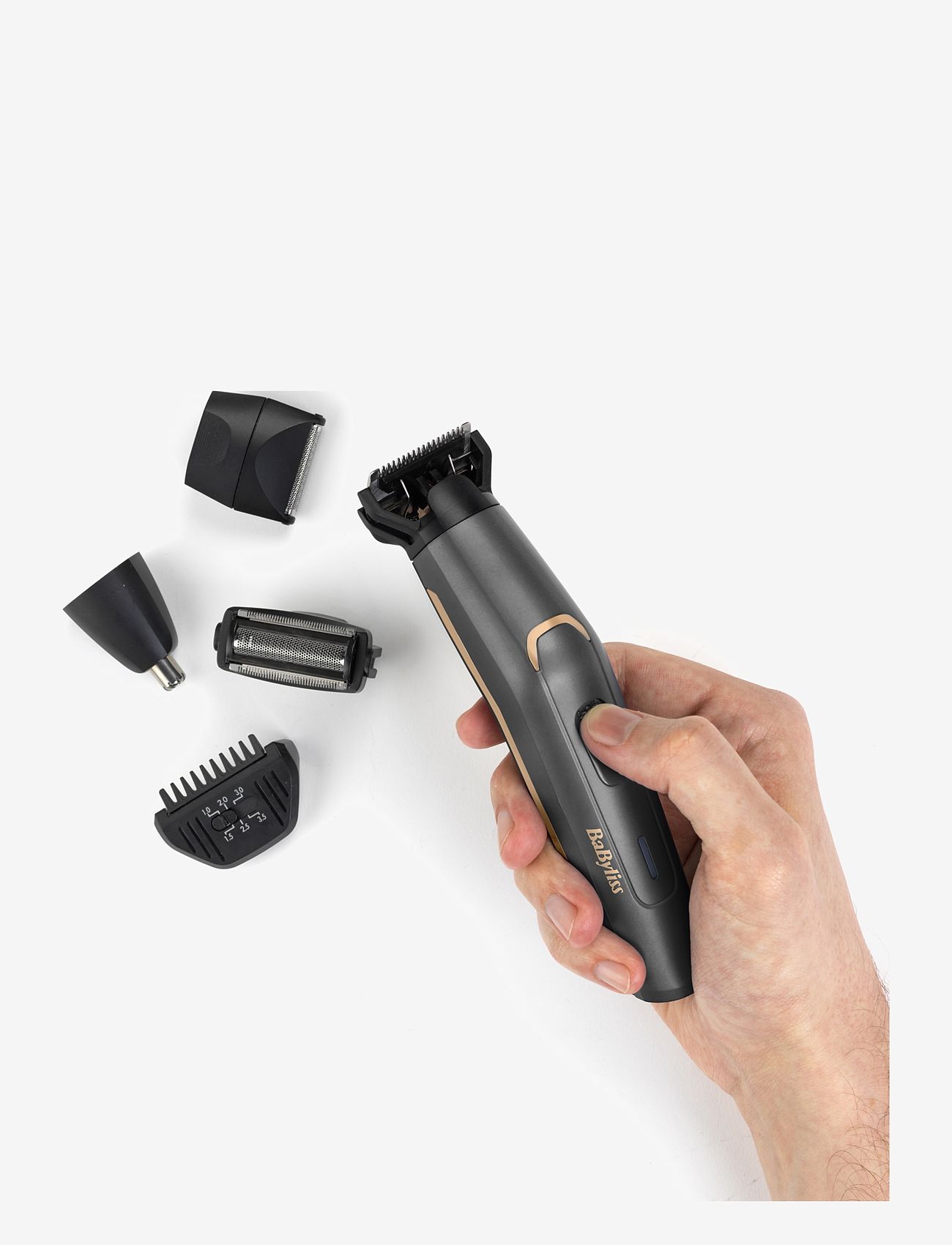 BaByliss - Graphite Precision 12 in 1 Multi Trimmer - til ham - grey - 2