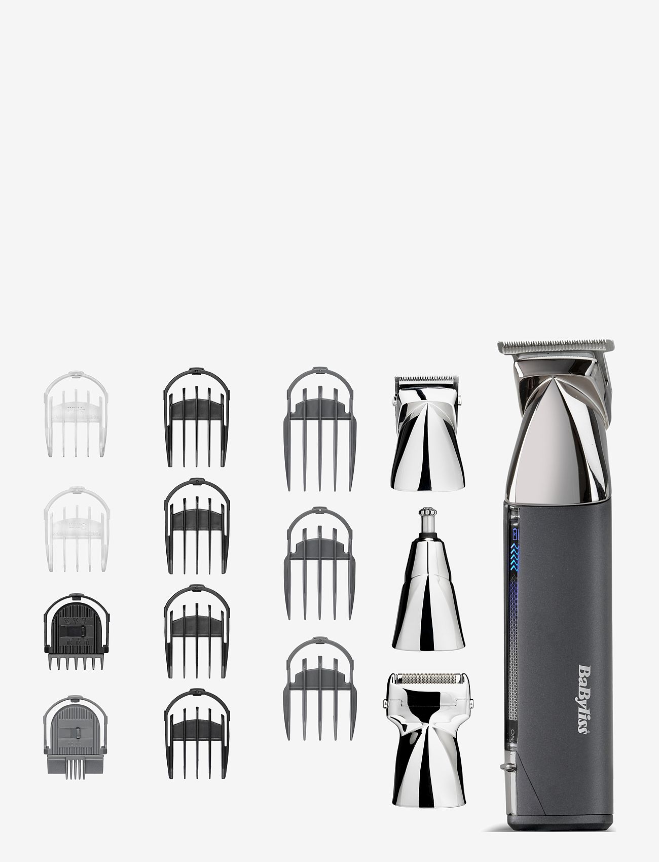 BaByliss Super-X Metal Series 15 in 1 Multi Trimmer - Beauty - Herre - SILVER/GREY / silver