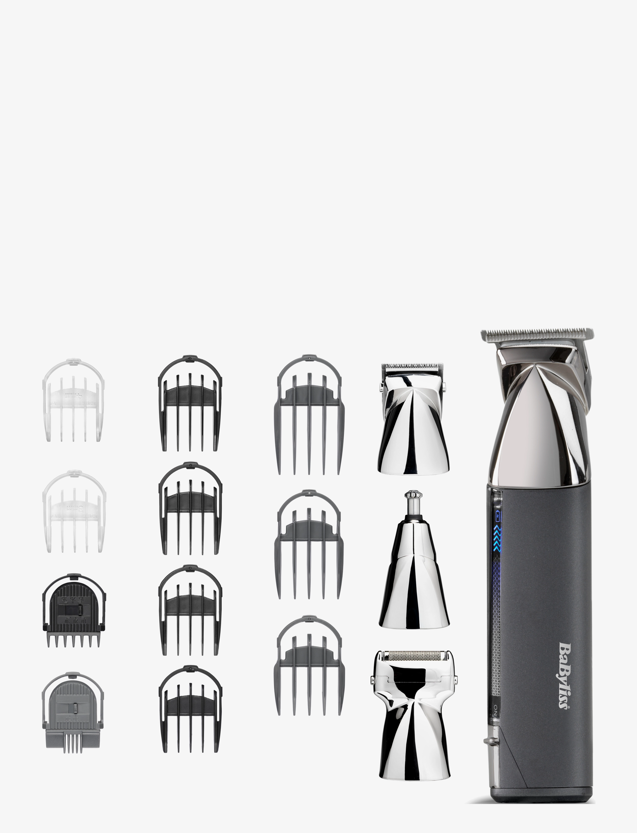 BaByliss Super-X Metal Series 15 in 1 Multi Trimmer - Produkter til barbering - SILVER/GREY / silver