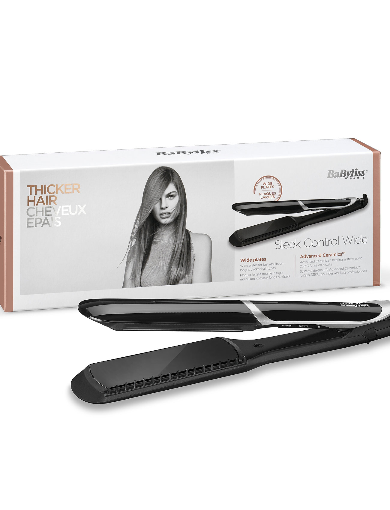 BaByliss - Sleek Control Wide - sirgendajad - black - 5