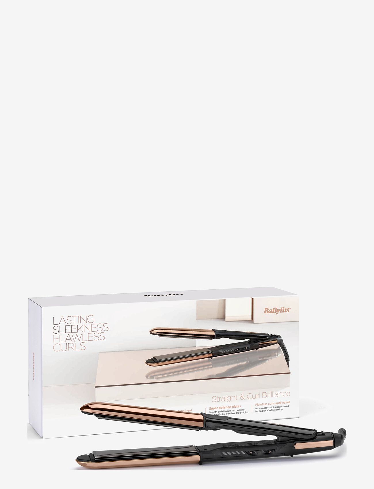 BaByliss - Straight & Curl Brilliance - lokitangid - black/gold - 1