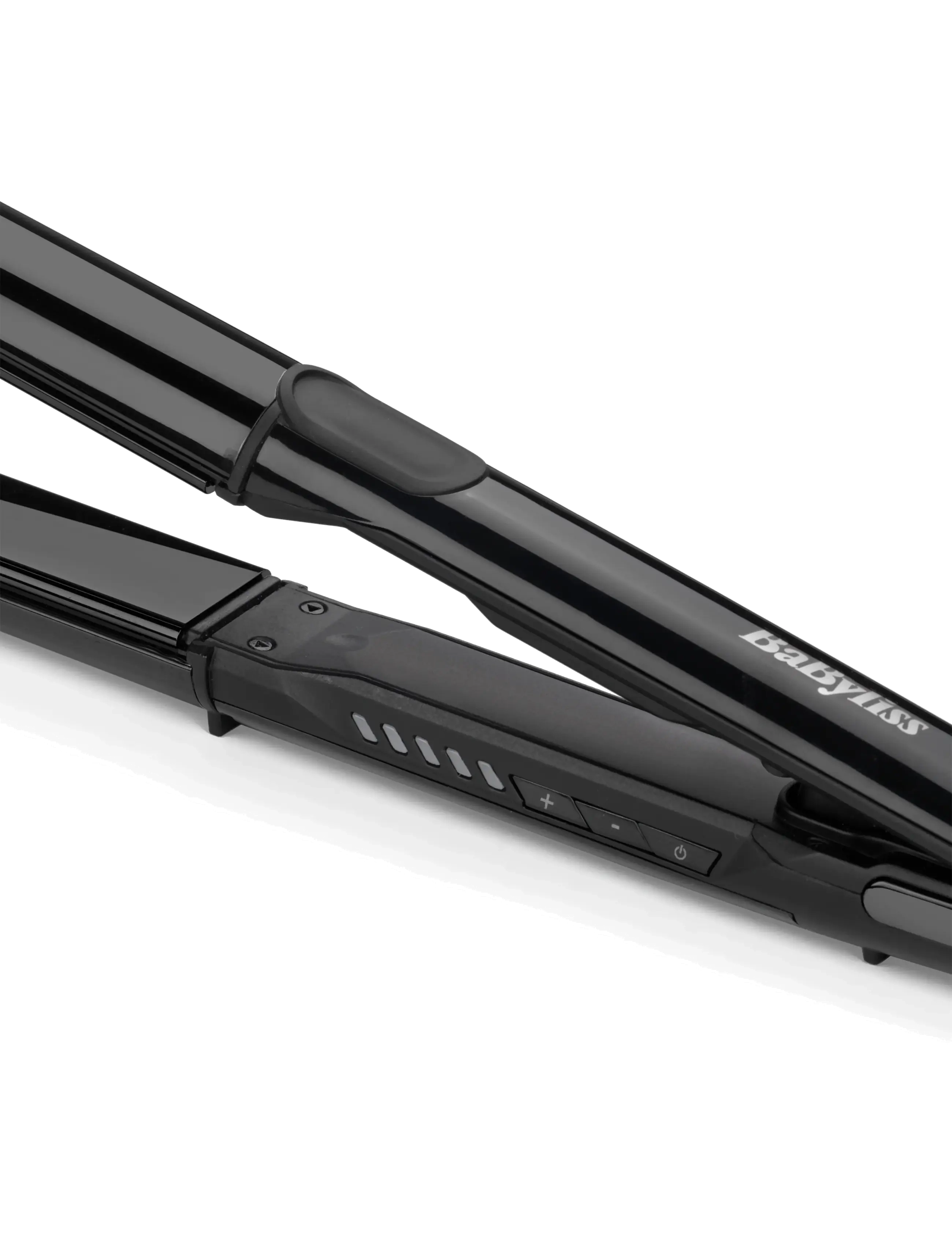 BaByliss - Straight & Curl Titanium - locktång - black - 3