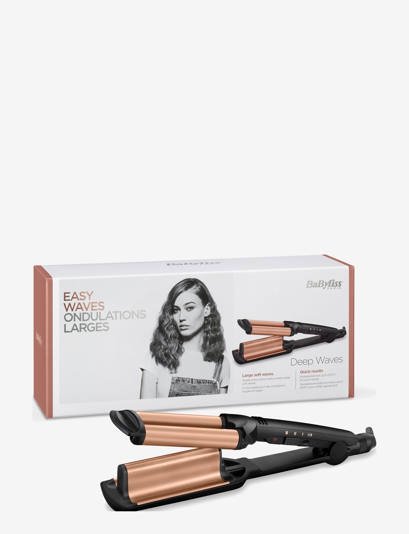 BaByliss - Deep Waves - muotoiluvälineet - black/copper - 2