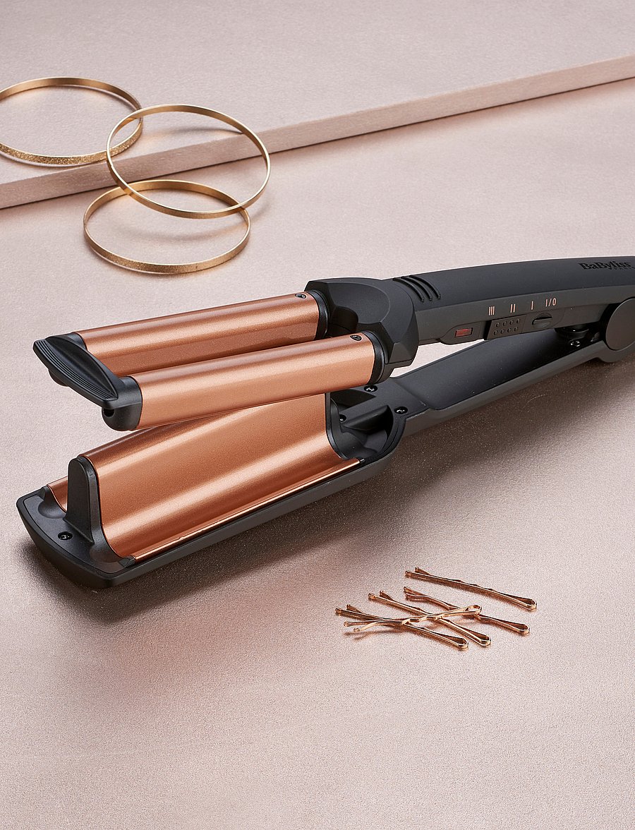 BaByliss - Deep Waves - lokitangid - black/copper - 5