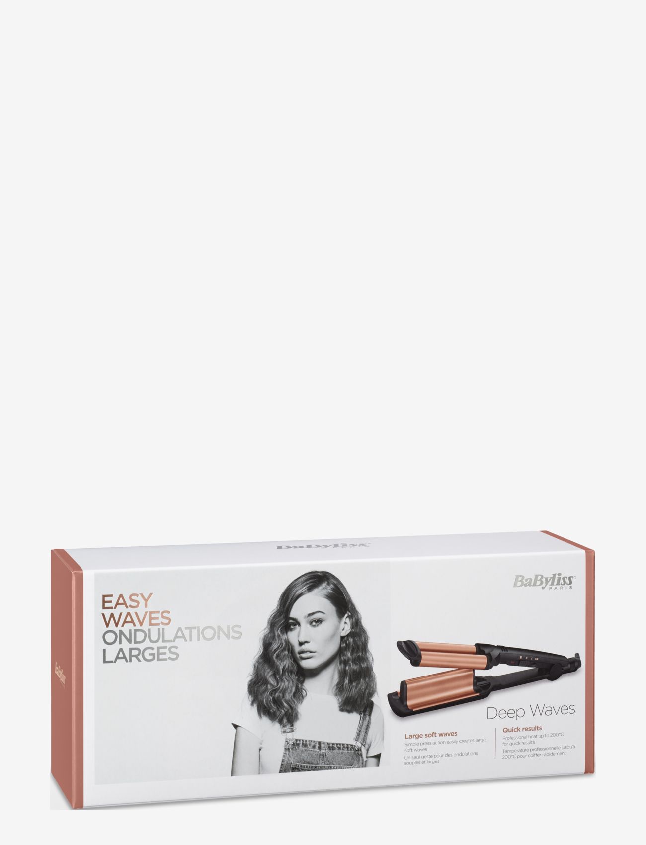 BaByliss - Deep Waves - krølltang - black/copper - 5