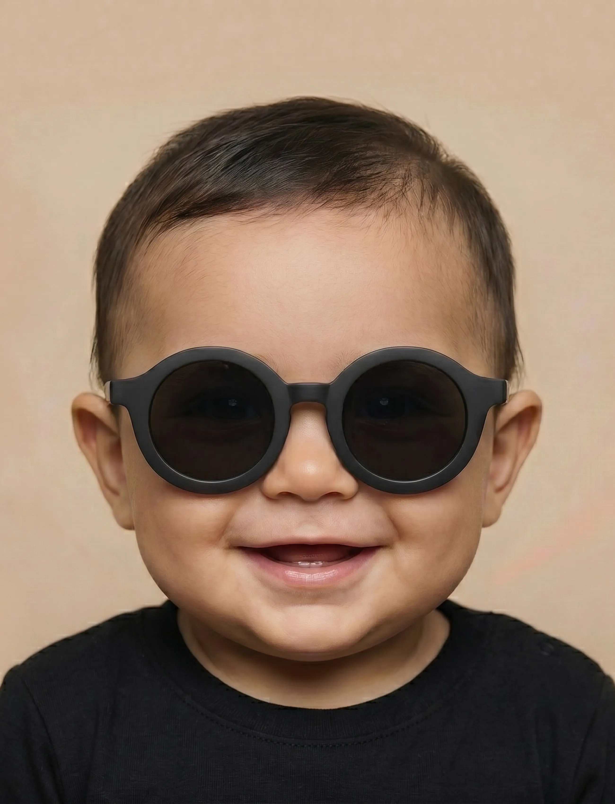 BabyMocs Babymocs Child Signature Bendable Sunglasses, 1.5-8Y, Black, Tilbehør > Solbriller, Børn
