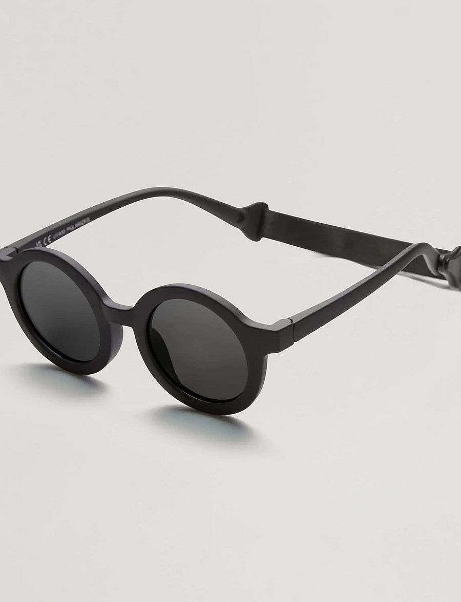 BabyMocs - BabyMocs Child Signature Bendable Sunglasses - solbriller - black - 5